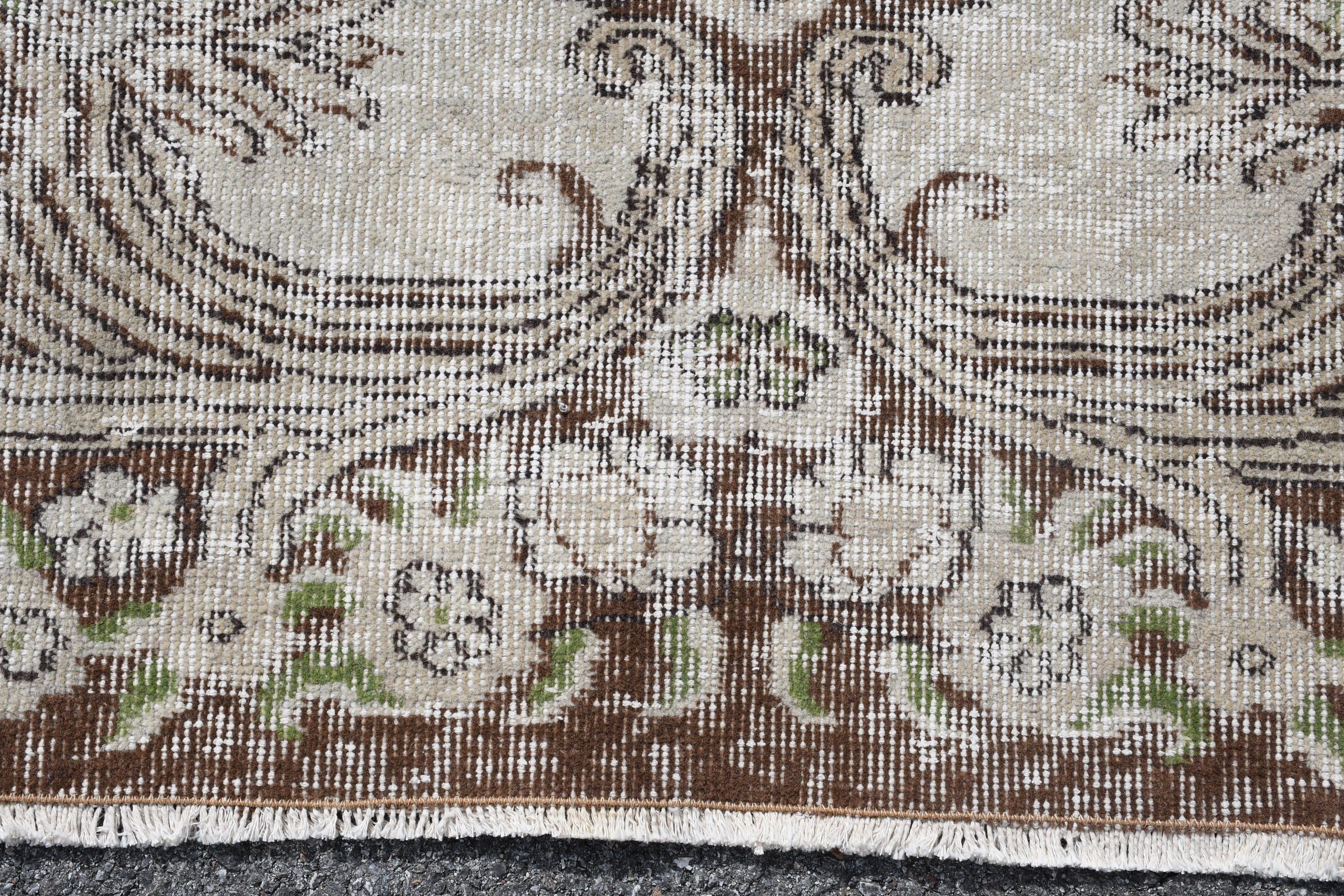 Anatolian Rug, Kitchen Rug, Turkish Rug, Dining Room Rug, Pale Rug, 5.3x9 ft Large Rug, Vintage Rugs, Living Room Rug, Beige Antique Rugs