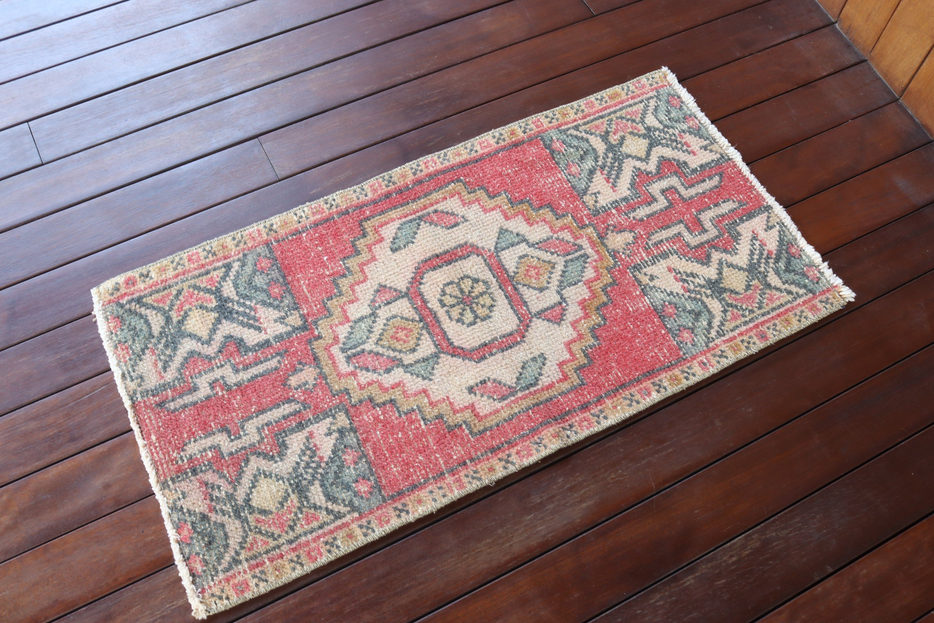 Entry Rugs, Oriental Rug, Red Boho Rug, Rugs for Wall Hanging, Bedroom Rugs, 1.6x3.1 ft Small Rug, Handwoven Rug, Vintage Rug, Turkish Rug