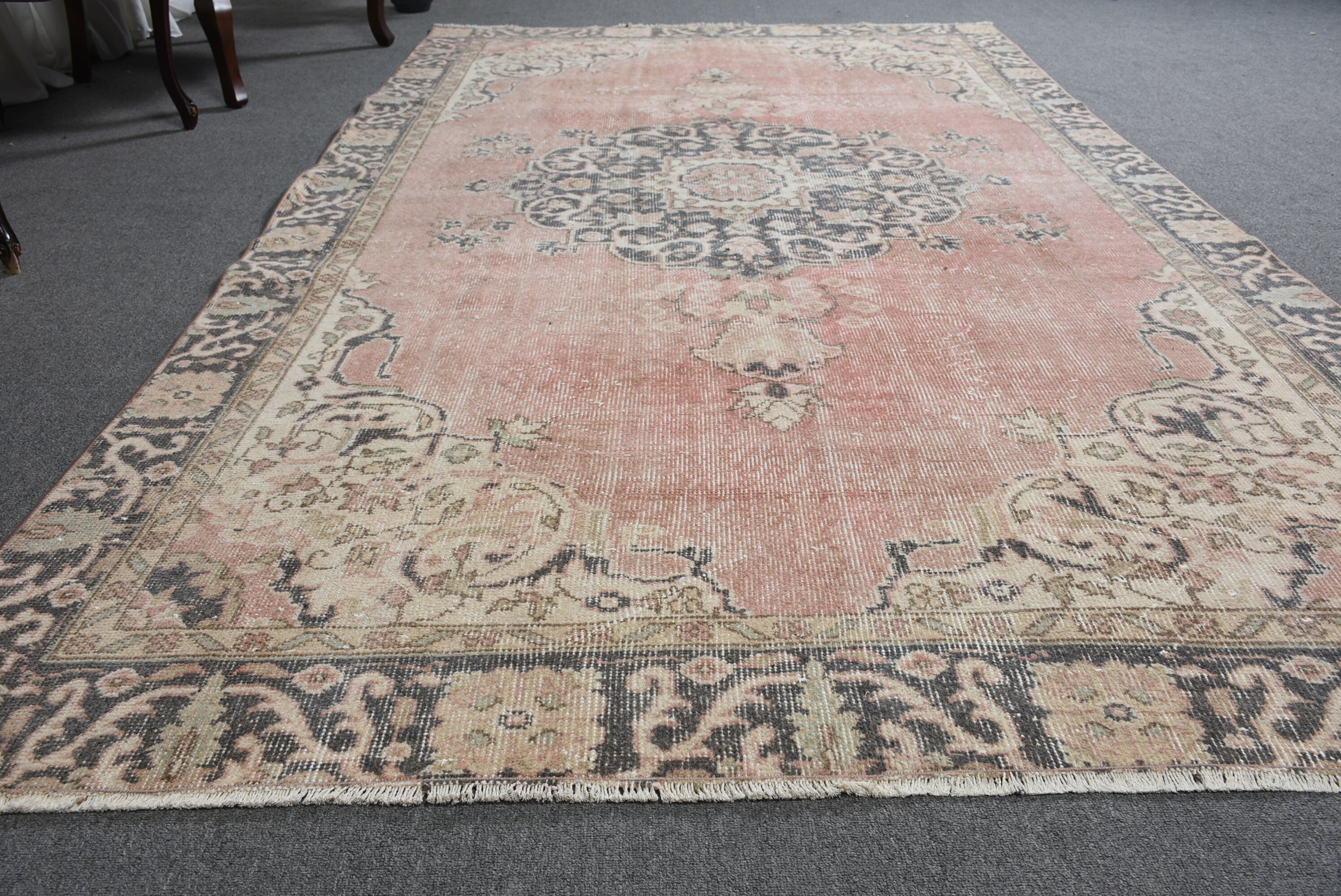 5.7x9.8 ft Large Rug, Red Anatolian Rug, Turkish Rugs, Kitchen Rugs, Floor Rug, Bedroom Rug, Vintage Rug, Living Room Rug, Eclectic Rug