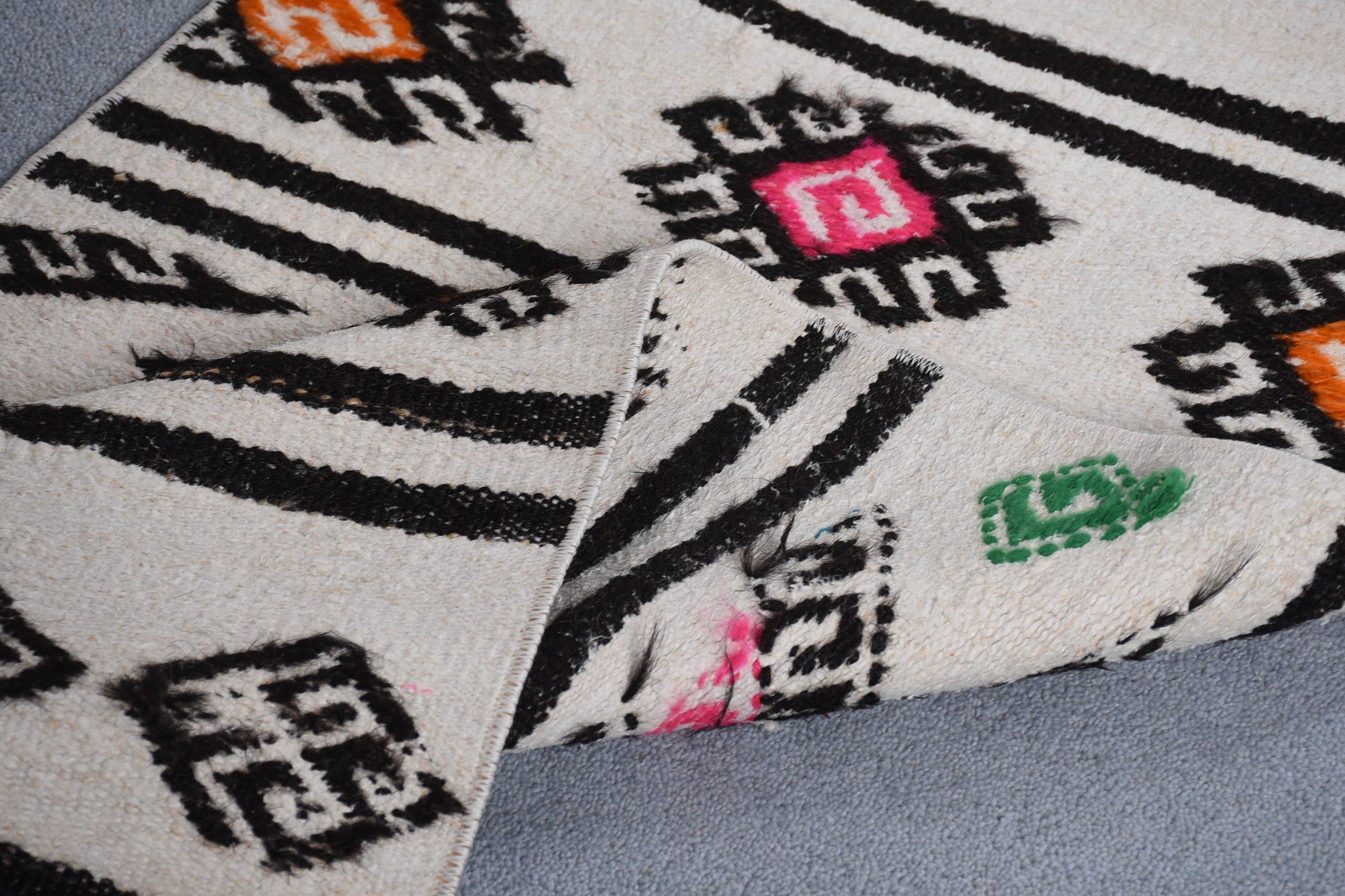 Vintage Rug, Kitchen Rug, Home Decor Rug, Rugs for Kitchen, 1.9x7.9 ft Runner Rug, Tribal Rug Runner Rugs, Bohemian Rug, Turkish Rugs