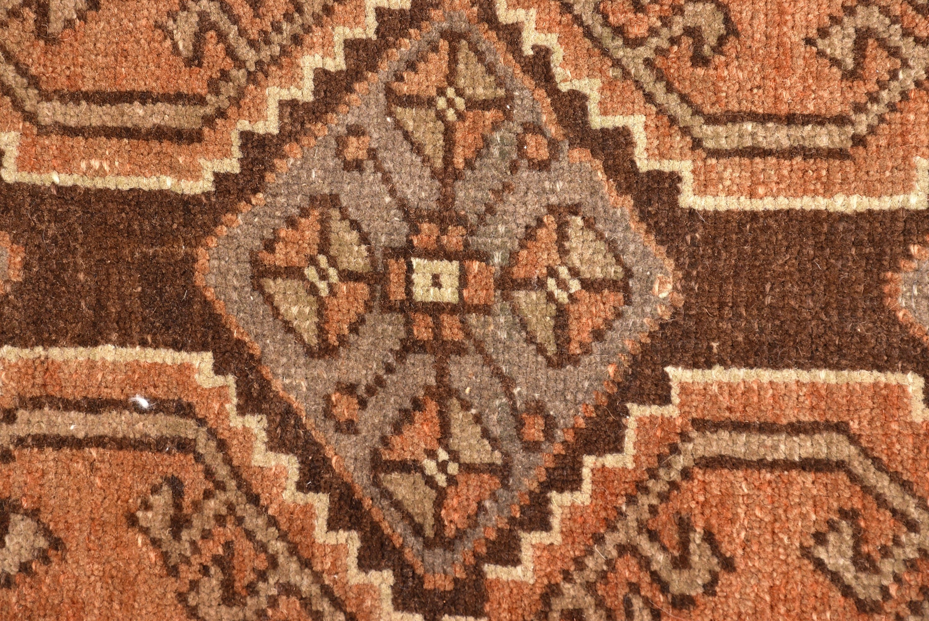 Turkish Rug, Small Boho Rug, Vintage Rug, Antique Rug, Wall Hanging Rugs, 1.9x2.9 ft Small Rugs, Brown Handwoven Rug