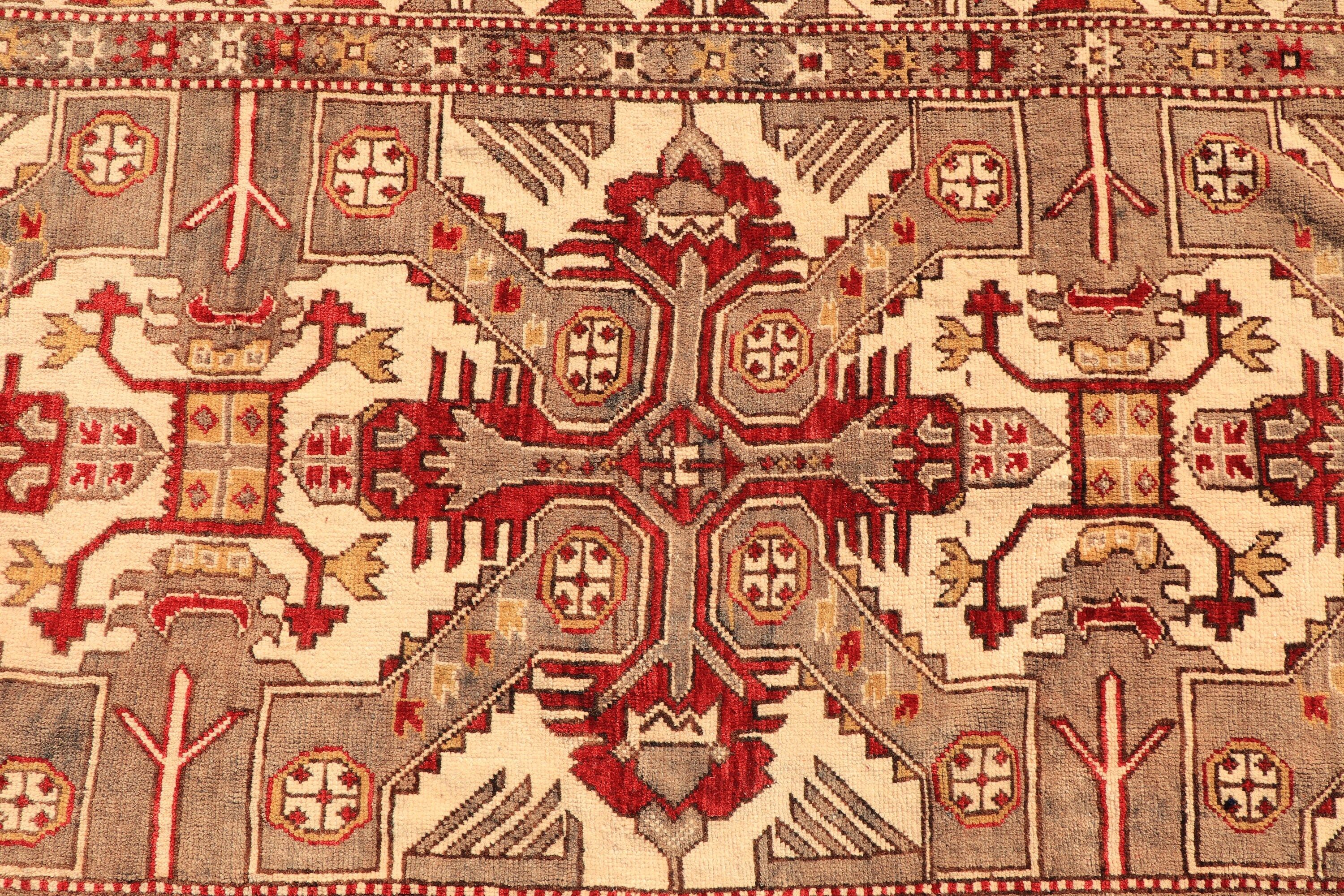 Turkish Rug, Rugs for Bedroom, Red Moroccan Rug, Wool Rug, Tribal Rugs, 3.9x6.3 ft Area Rugs, Vintage Rug, Bedroom Rug, Floor Rug, Pale Rug