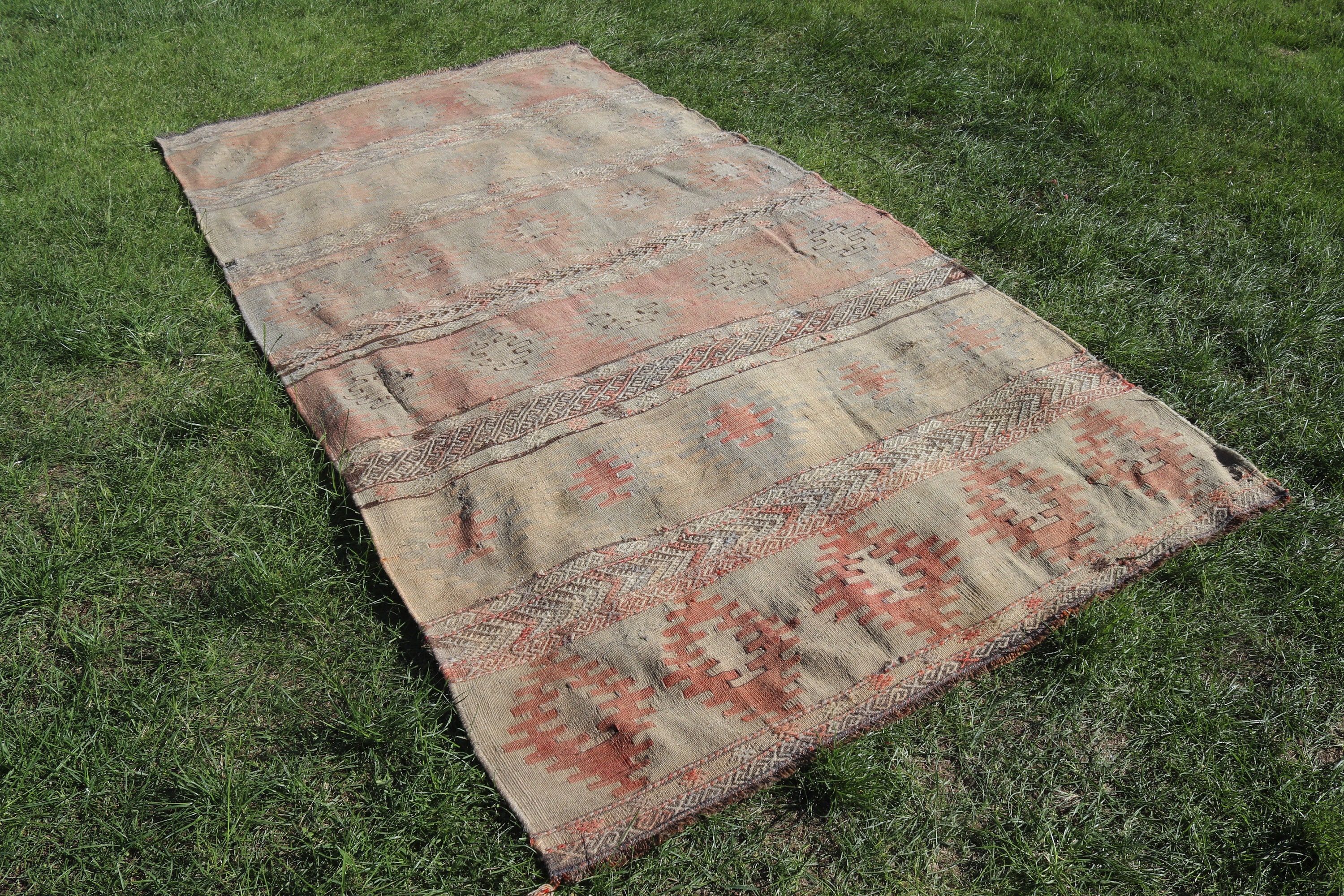 Türk Halıları, Kilim, Anadolu Halısı, Mutfak Halıları, Açıklama Halıları, 4,5x8,4 ft Alan Halıları, Vintage Halılar, Sanatsal Halılar, Kahverengi Nötr Halılar