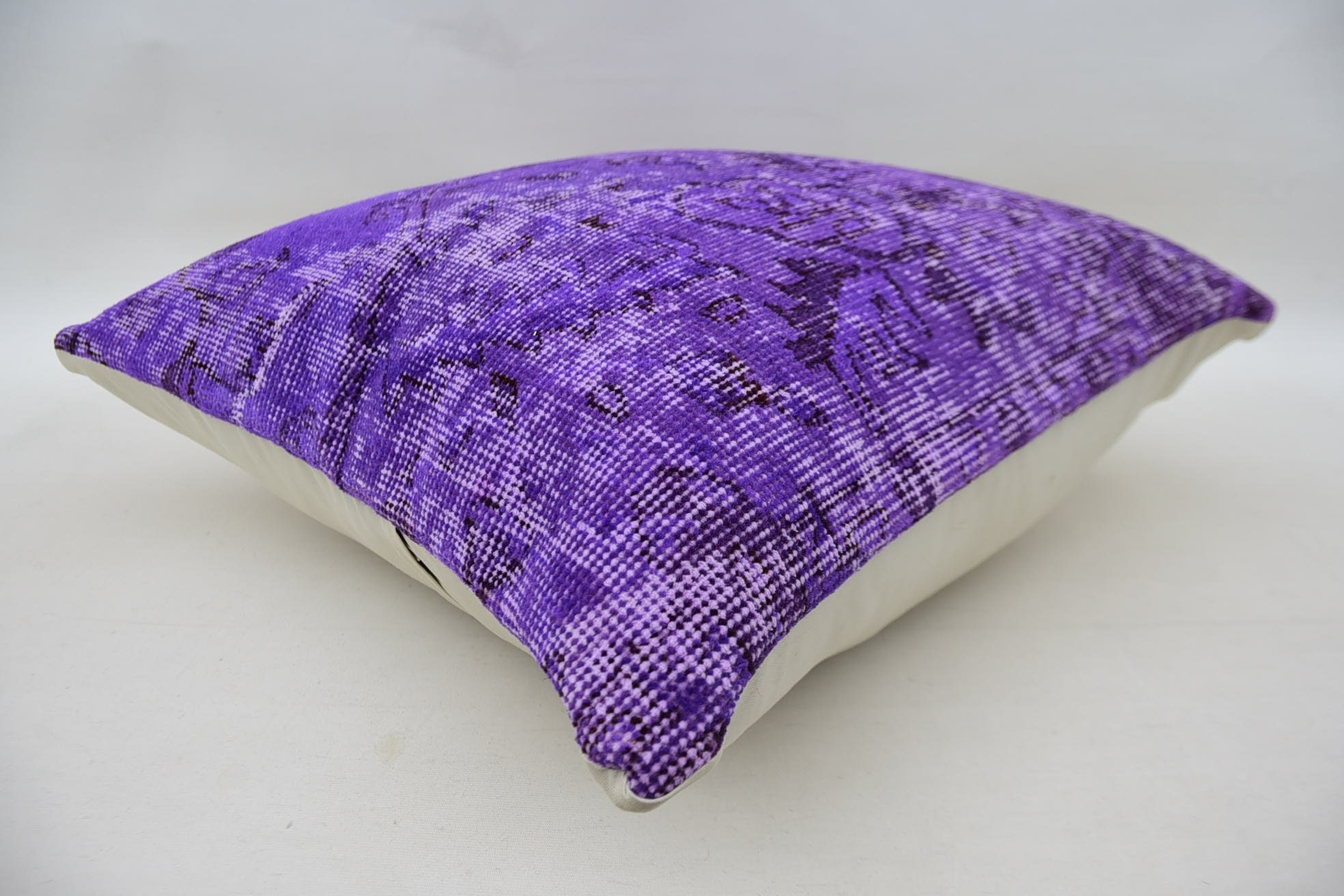 Bolster Throw Cushion Case, Tapestry Cushion, Pillow for Couch, Vintage Pillow, Home Decor Pillow, 24"x24" Purple Pillow Sham