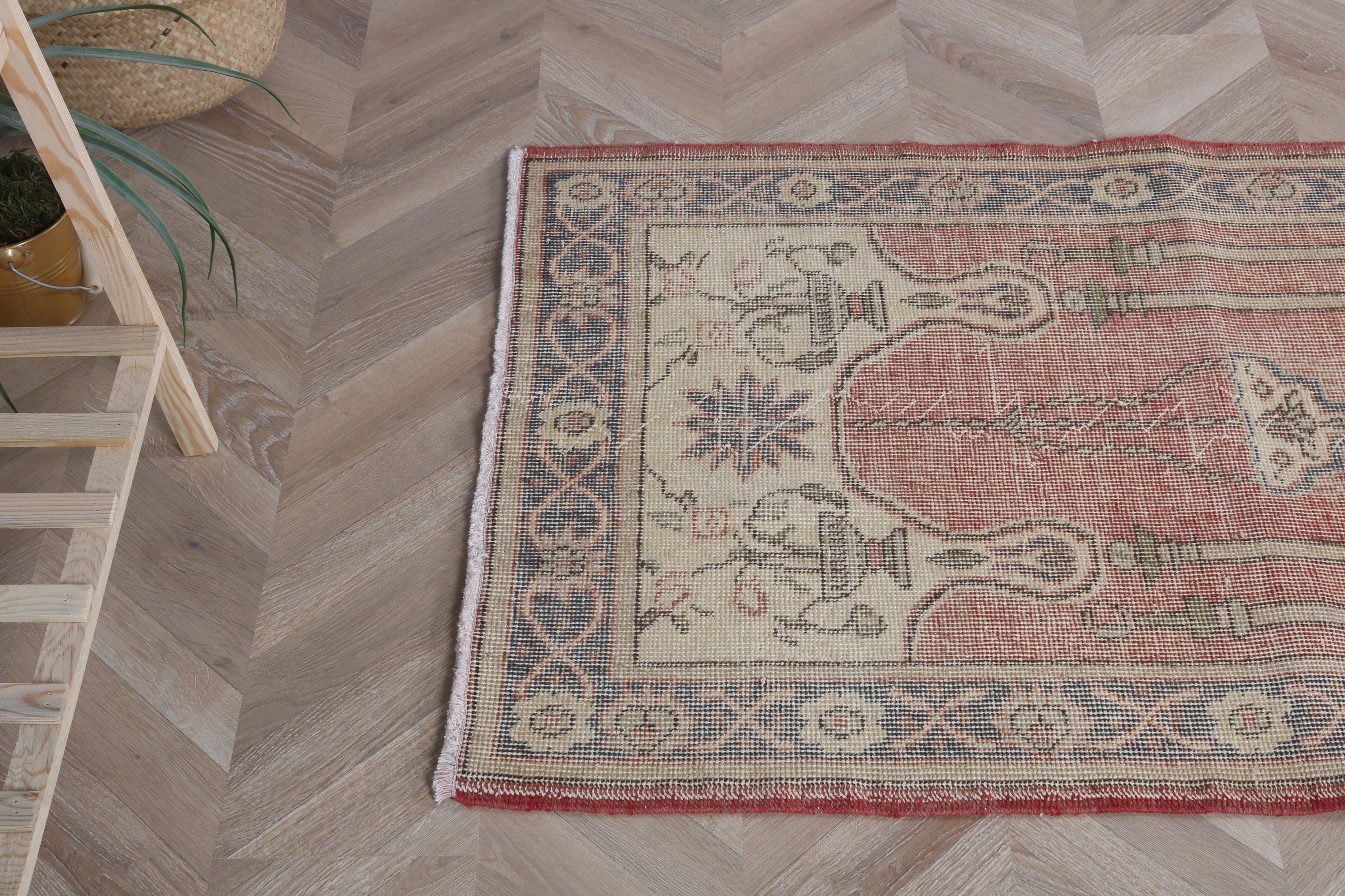 Estetik Halı, Oryantal Halı, Geometrik Halı, Yatak Odası Halıları, 2,6x4,1 ft Küçük Halılar, Türk Halısı, Araba Paspas Halıları, Vintage Halılar, Pembe Nötr Halı