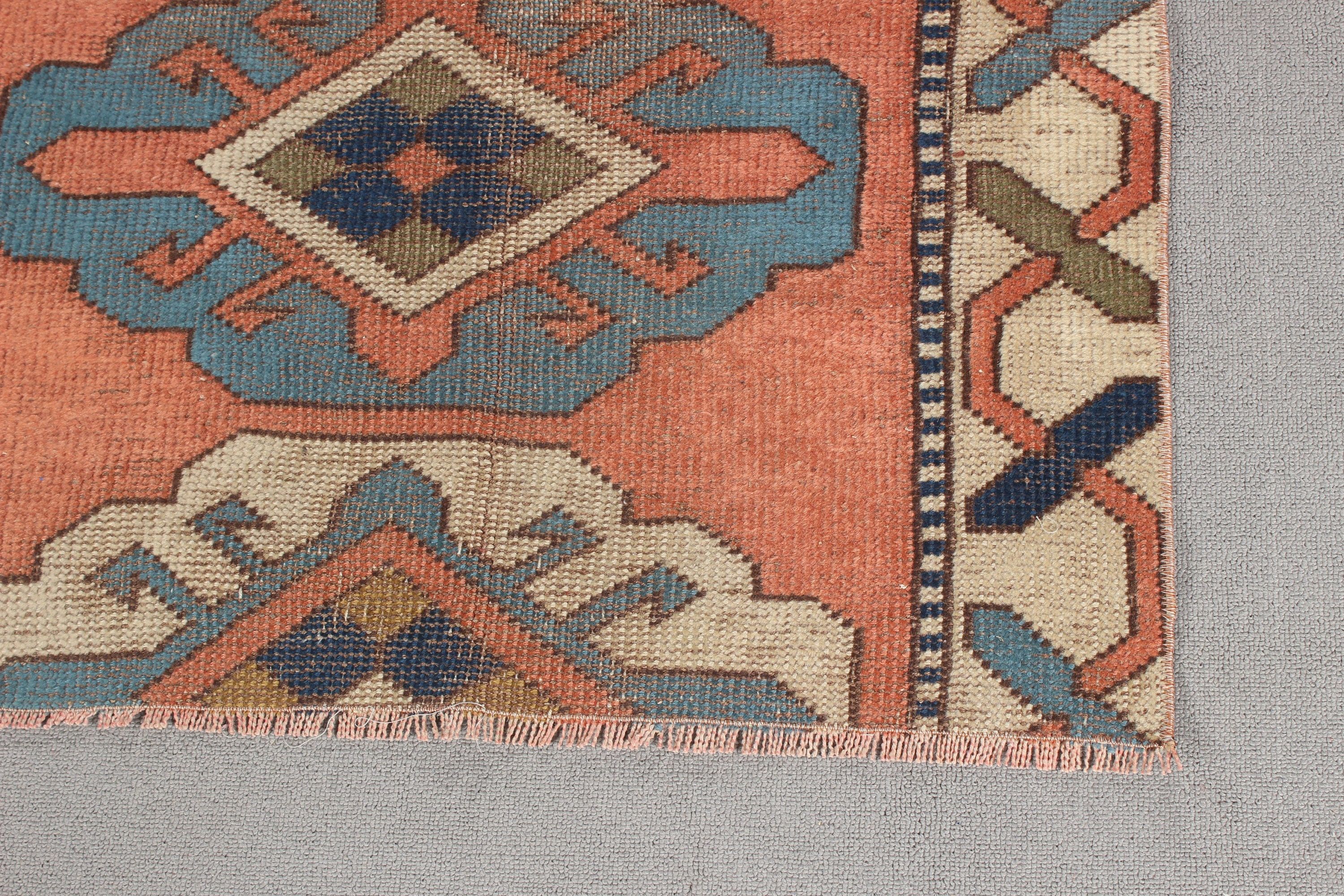 Kırmızı 2.7x7 ft Runner Halısı, Vintage Halı, Türk Halısı, Tribal Halıları, Uzun Koşucu Halıları, Mutfak Halıları, Modern Halı, Koridor Halıları