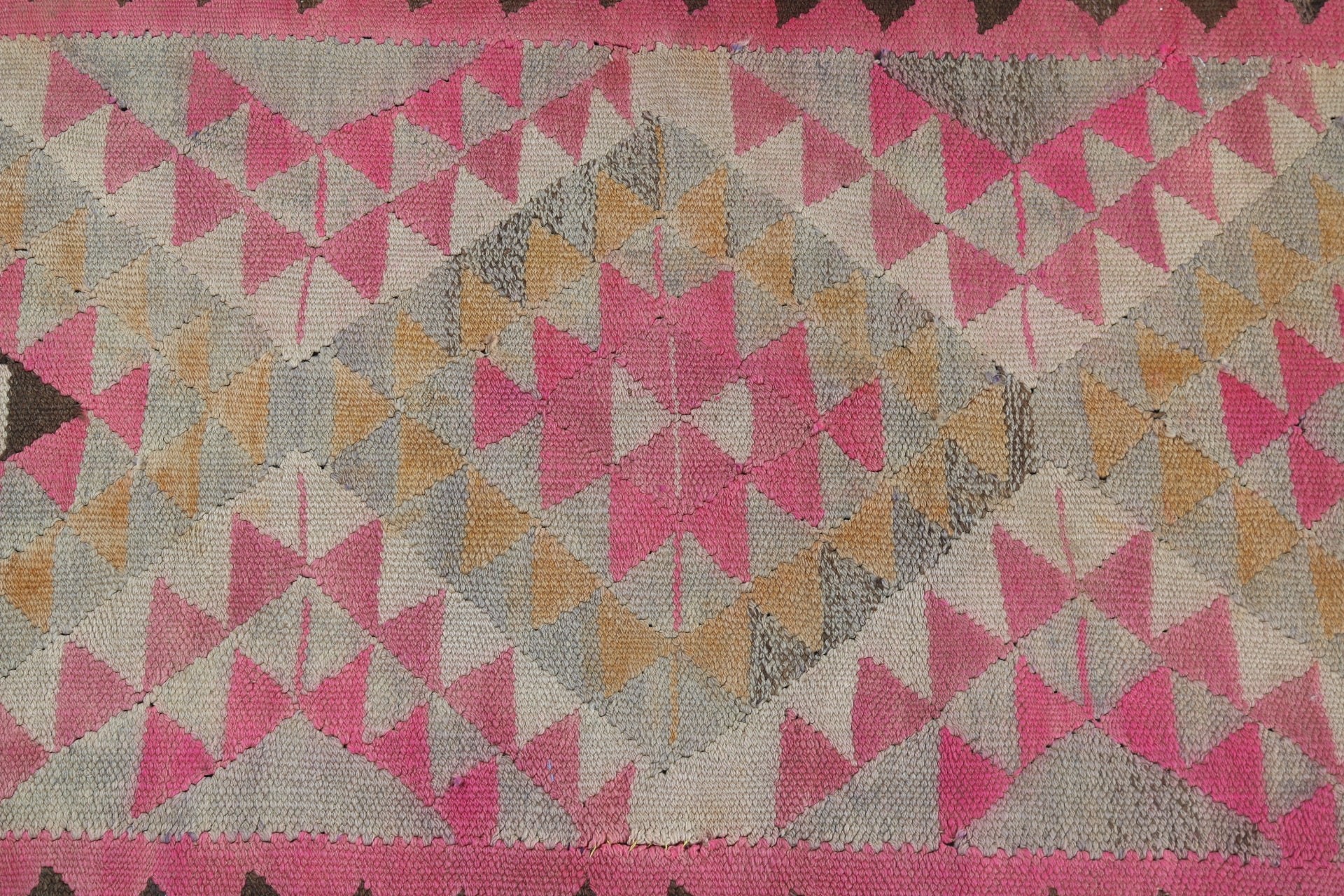 Yatak Odası Halısı, Koridor Halıları, 3.1x8.1 ft Runner Halıları, Vintage Runner Halısı, Pembe Bildirim Halısı, Vintage Halı, Türk Halısı, Antika Halılar