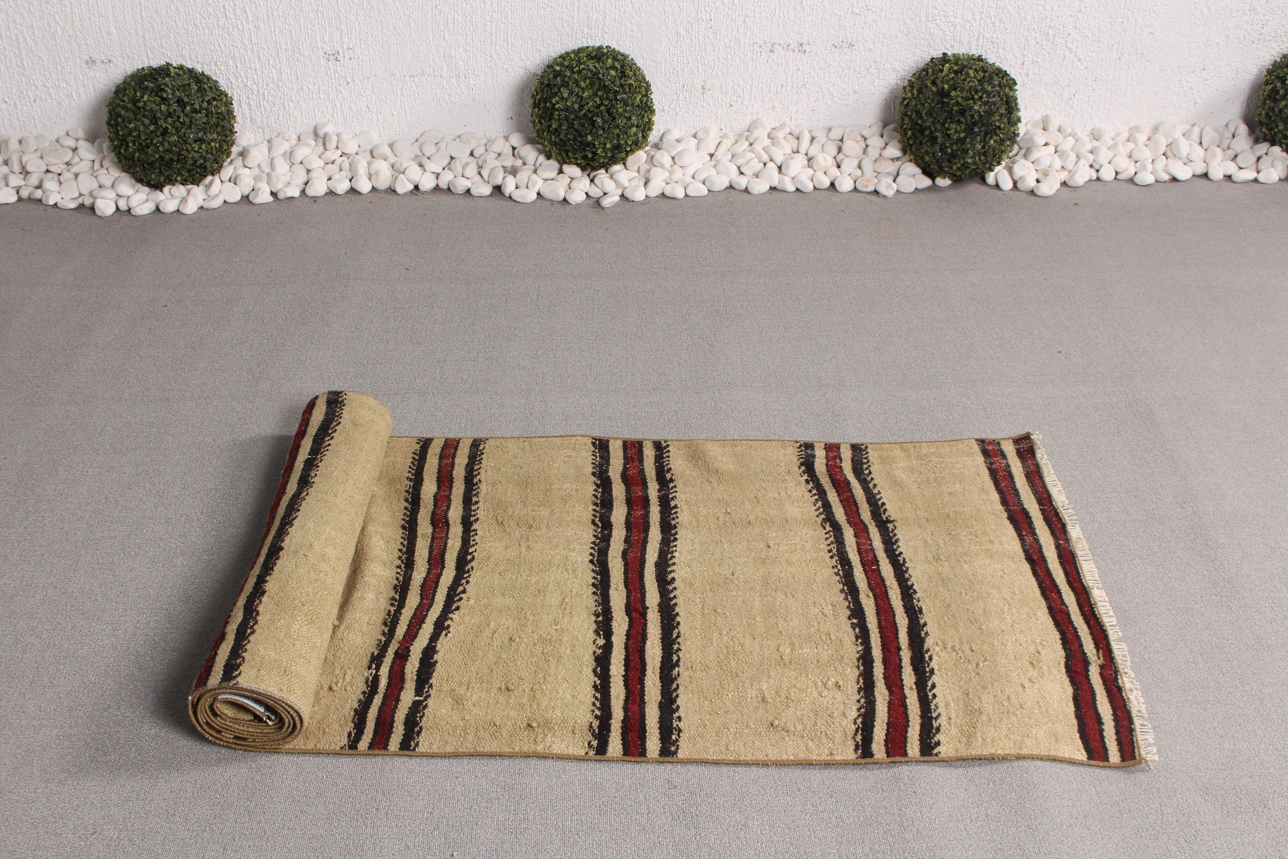 Antika Halı, 2.5x9.4 ft Runner Halı, Türk Halısı, Sevimli Halı, Vintage Halılar, Ev Dekorasyonu Halısı, Merdiven Halıları, Bronz Yer Halısı, Runner Halıları