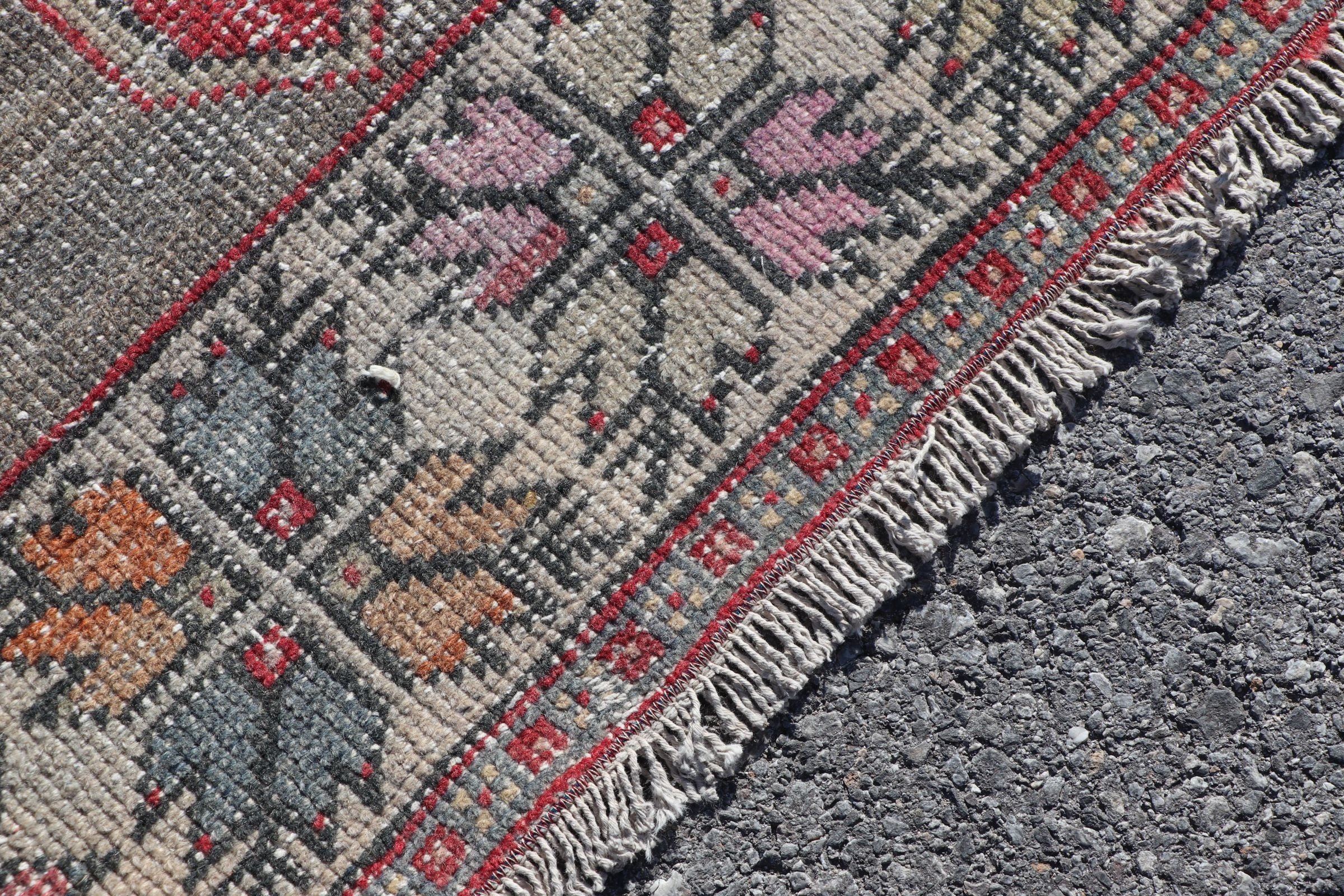 Anadolu Halısı, Boho Bölge Halısı, 4,5x8,2 ft Alan Halısı, Vintage Halı, Mutfak Halısı, Kırmızı Fas Halısı, Yer Halısı, Yatak Odası Halısı, Türk Halısı