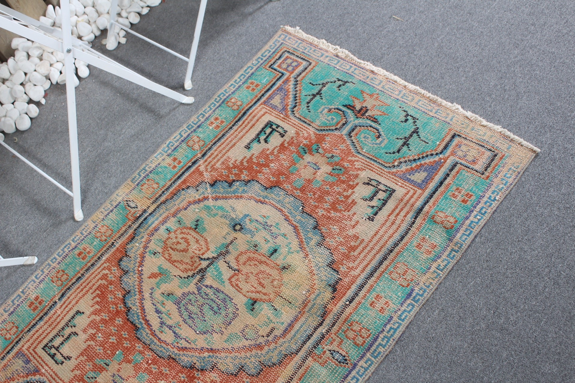 Kitchen Rug, Vintage Rug, Red Oriental Rug, Floor Rugs, Handmade Rug, Turkish Rugs, 2.6x4.5 ft Small Rugs, Bathroom Rug