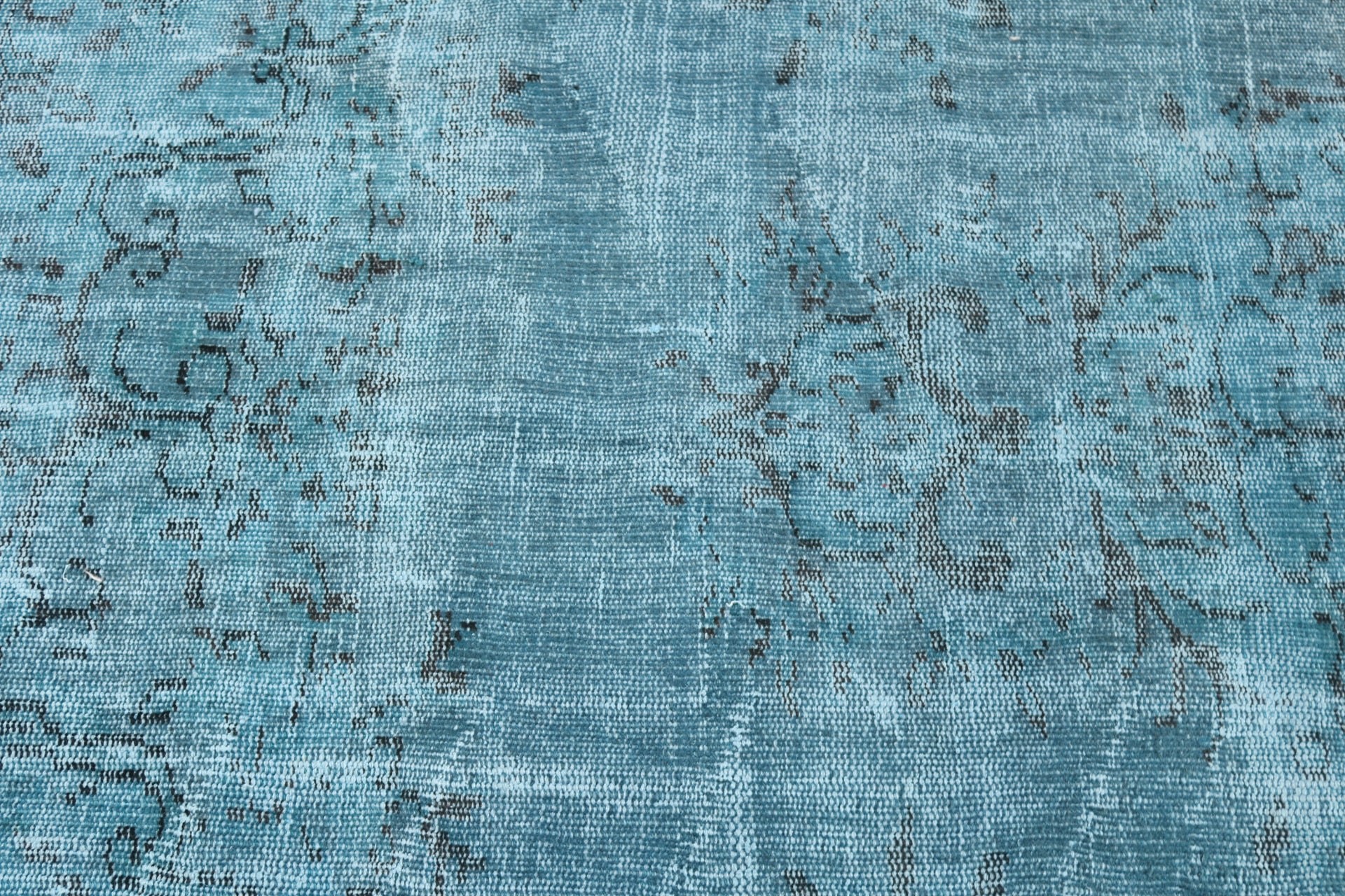 5.9x8.9 ft Large Rug, Salon Rug, Modern Rugs, Vintage Rugs, Turkish Rugs, Rugs for Salon, Large Oushak Rugs, Floor Rug, Blue Oriental Rugs