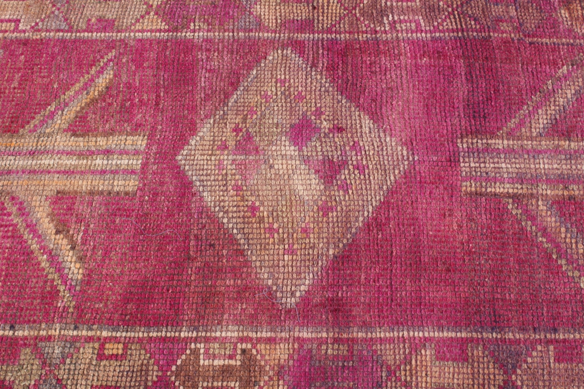 Turkish Rug, Rugs for Kitchen, 2.9x10.4 ft Runner Rug, Purple Oushak Rugs, Boho Rug, Hallway Rugs, Kitchen Rugs, Vintage Rugs, Wool Rugs