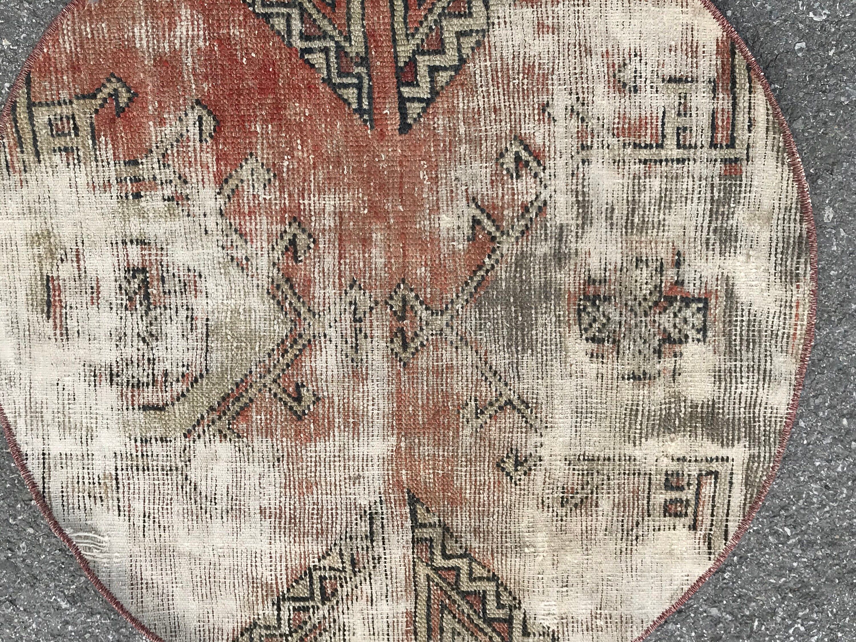 Ev İçin Hediye Halılar, Mutfak Halıları, Paspas Halıları, Yün Halılar, 2,7x2,7 ft Küçük Halı, Vintage Halı, Banyo Halıları, Mutfak Halısı, Türk Halısı