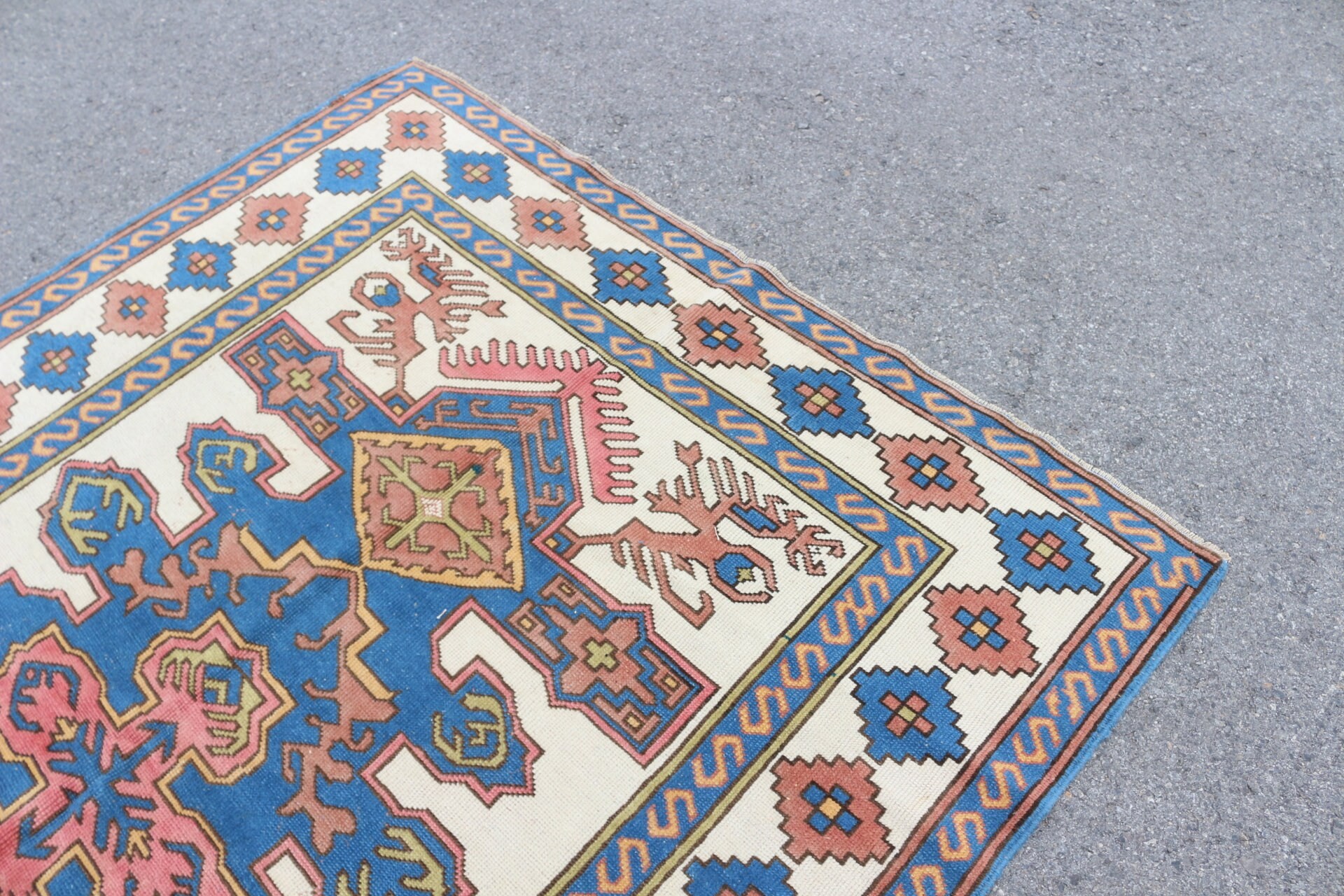 Vintage Halı, Ev Dekor Halıları, Salon Halıları, Aztek Halısı, Türk Halıları, Bej Ev Dekor Halısı, Oryantal Halı, 5.9x8 ft Büyük Halı, Yemek Odası Halıları