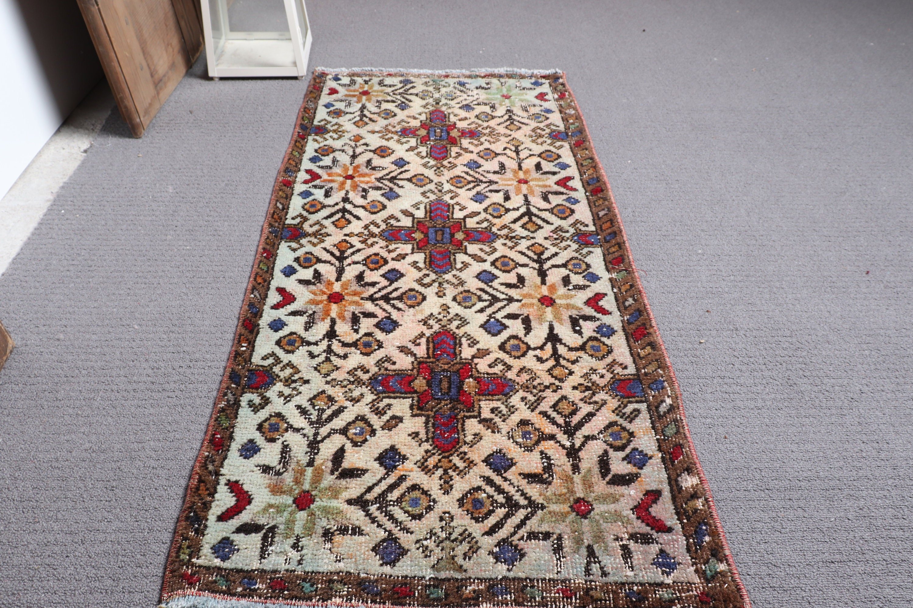 Banyo Halıları, Fas Halısı, Banyo Halısı, Çocuk Halıları, Türk Halısı, 1,5x3,3 ft Küçük Halılar, Havalı Halılar, Bej Anadolu Halısı, Vintage Halı