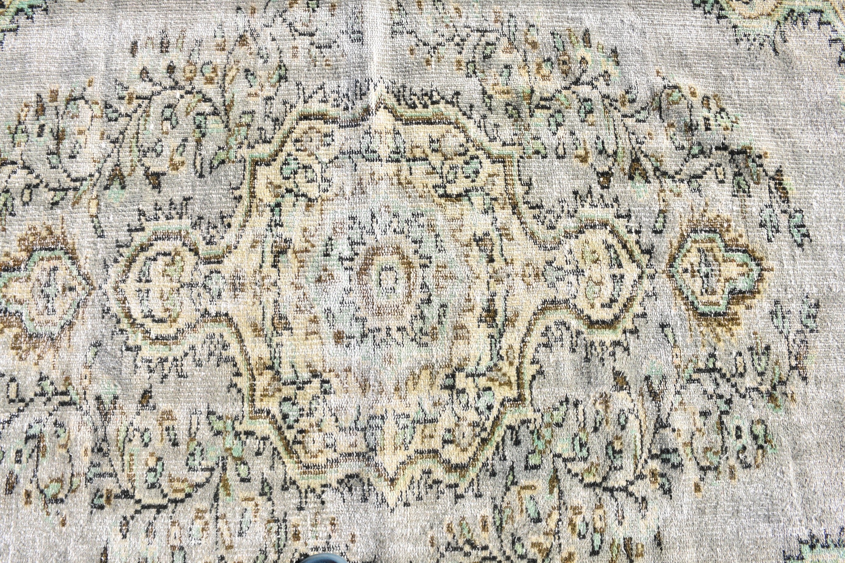 Pink Oushak Rug, Floor Rug, Living Room Rugs, Hand Woven Rug, Rugs for Floor, Vintage Rug, Kitchen Rug, 3.7x7.1 ft Area Rug, Turkish Rug