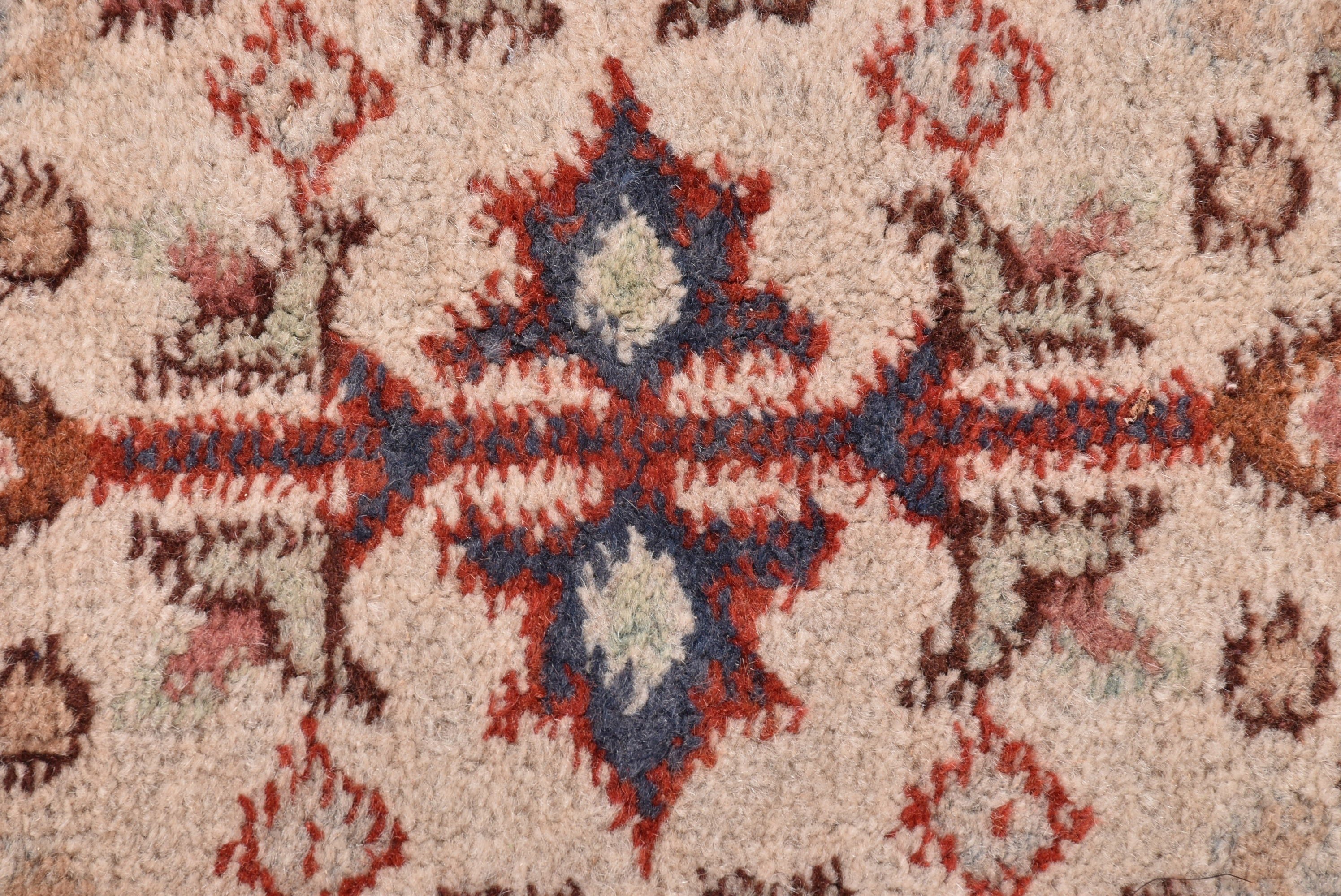 Türk Halısı, Mutfak Halısı, Büyük Vintage Halı, Pembe Nötr Halılar, Geometrik Halı, Yemek Odası Halısı, Vintage Halı, 5,7x9,1 ft Büyük Halılar