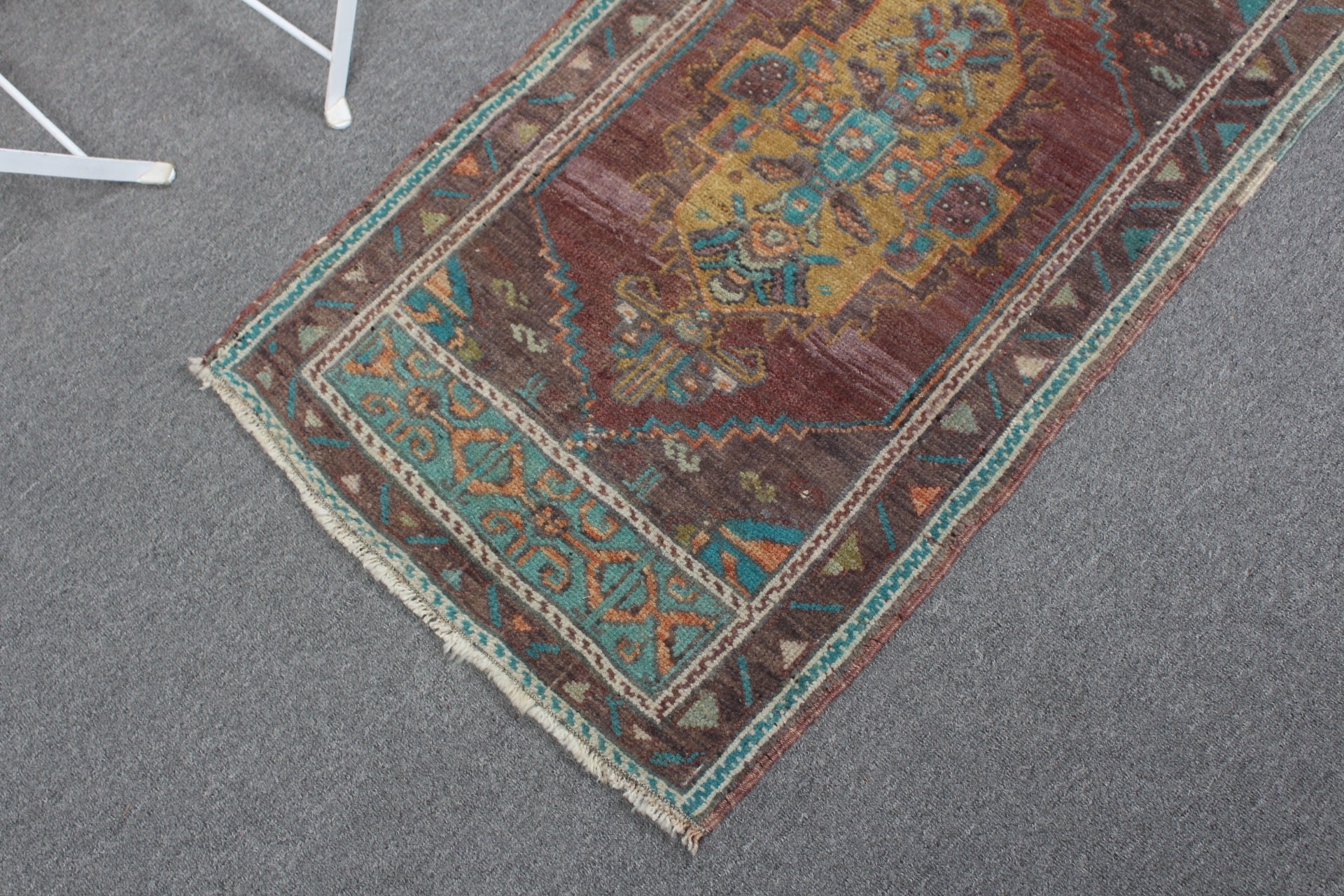 2x3,6 ft Küçük Halılar, Antika Halılar, Giriş Halıları, Yatak Odası Halısı, Vintage Halılar, Kahverengi Havalı Halılar, Mutfak Halıları, Mutfak Halıları, Türk Halısı