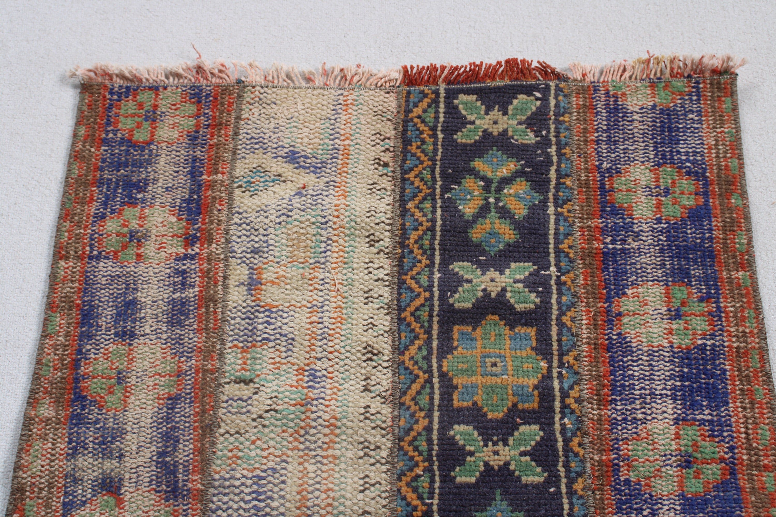 Vintage Halı, Lüks Halı, Mutfak Halıları, Kabile Halıları, 2.4x4.1 ft Küçük Halı, Duvara Asılı Halılar, Mavi Yatak Odası Halıları, Ev Dekorasyonu Halısı, Türk Halısı