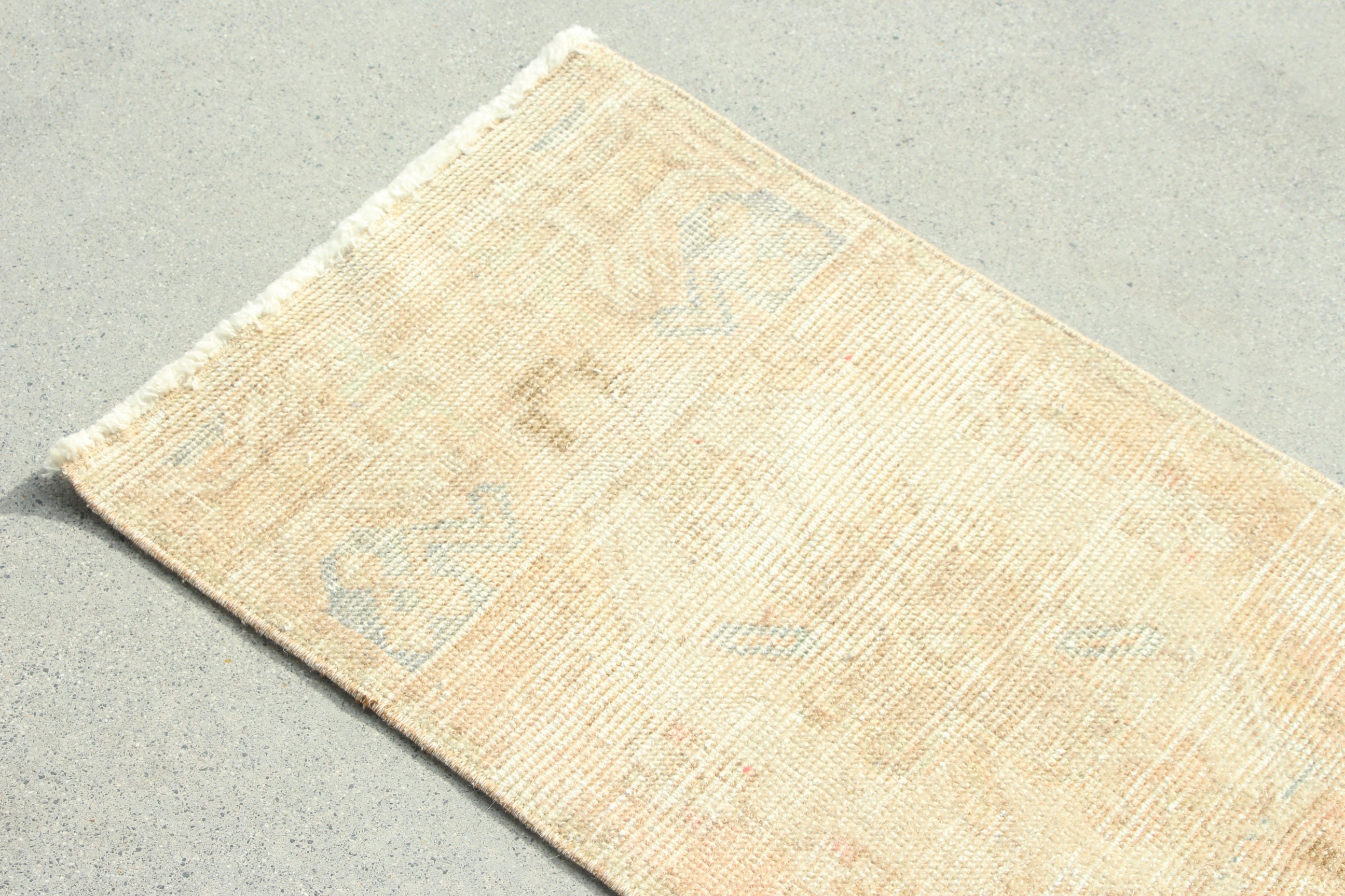 Turkish Rugs, Boho Rugs, Bath Rugs, Luxury Rugs, Small Vintage Rug, Vintage Rugs, Handwoven Rug, 1.5x2.9 ft Small Rugs, Brown Statement Rug