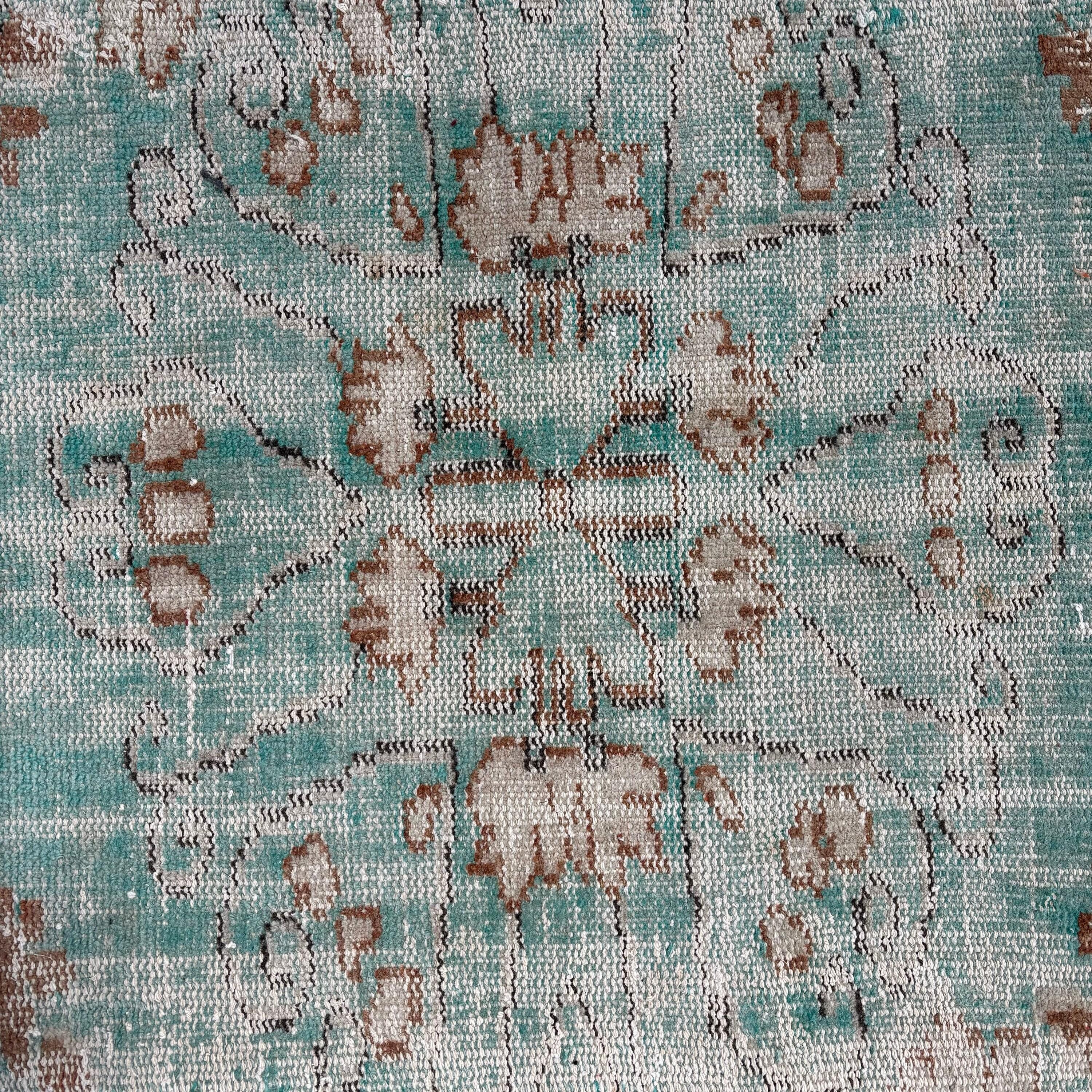 Oriental Rug, 6.2x9.5 ft Large Rug, Green Oriental Rug, Bedroom Rug, Dining Room Rugs, Vintage Rug, Ethnic Rug, Turkish Rugs