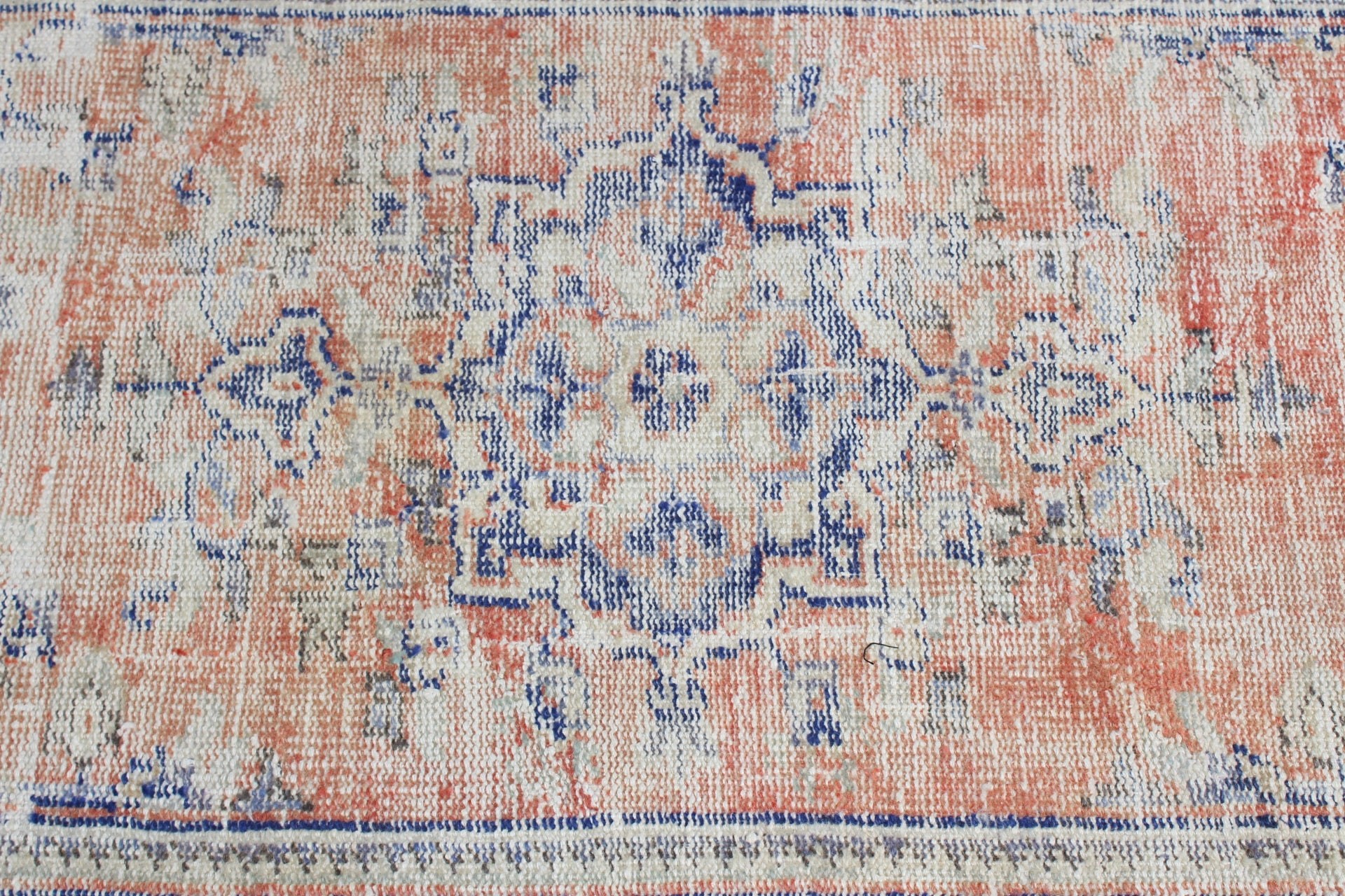 2.9x4.8 ft Small Rug, Kitchen Rug, Orange Home Decor Rug, Vintage Rugs, Turkish Rugs, Pastel Rug, Floor Rugs, Car Mat Rugs, Bedroom Rug