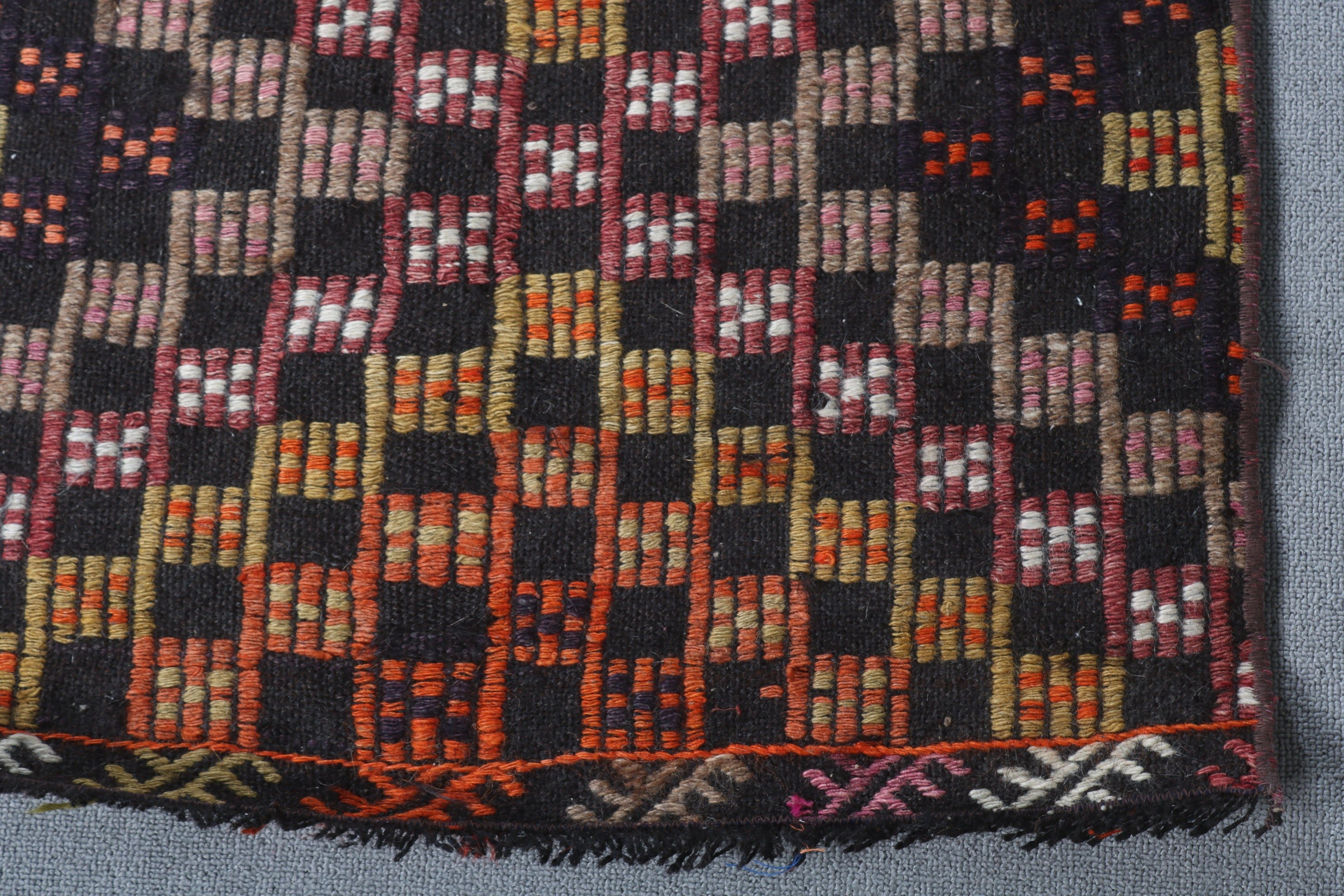 Türk Halısı, Vintage Halılar, Koridor Halıları, Yer Halıları, Kırmızı 2.1x6.8 ft Runner Halıları, Koridor Halıları, Soğuk Halı, Kilim, Parlak Halı