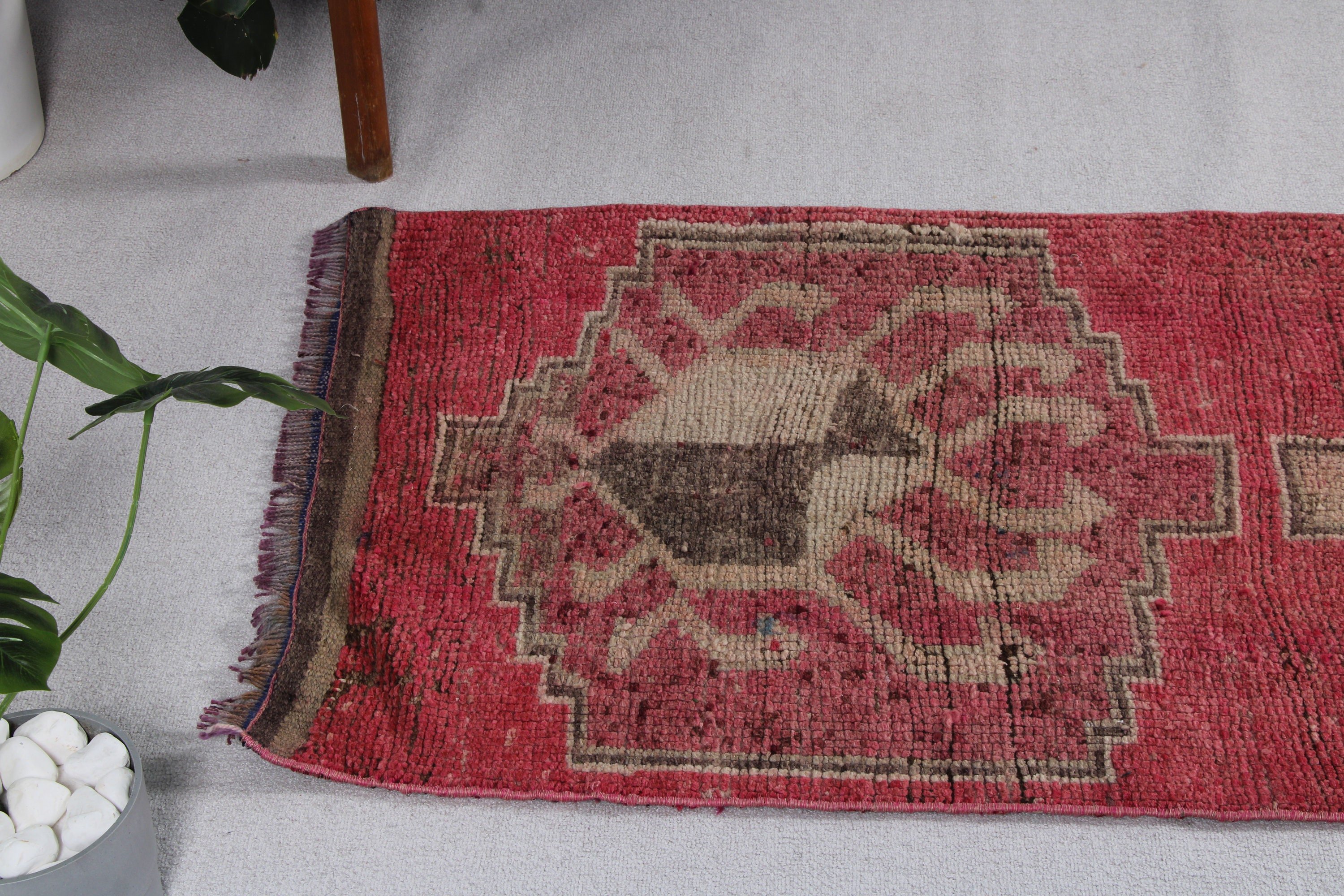 Vintage Halılar, Türk Halıları, Pembe Yün Halılar, Koridor Halısı, 2,8x8,3 ft Yolluk Halıları, Boho Halısı, Nötr Halılar, El Dokuma Halılar, Uzun Yolluk Halıları