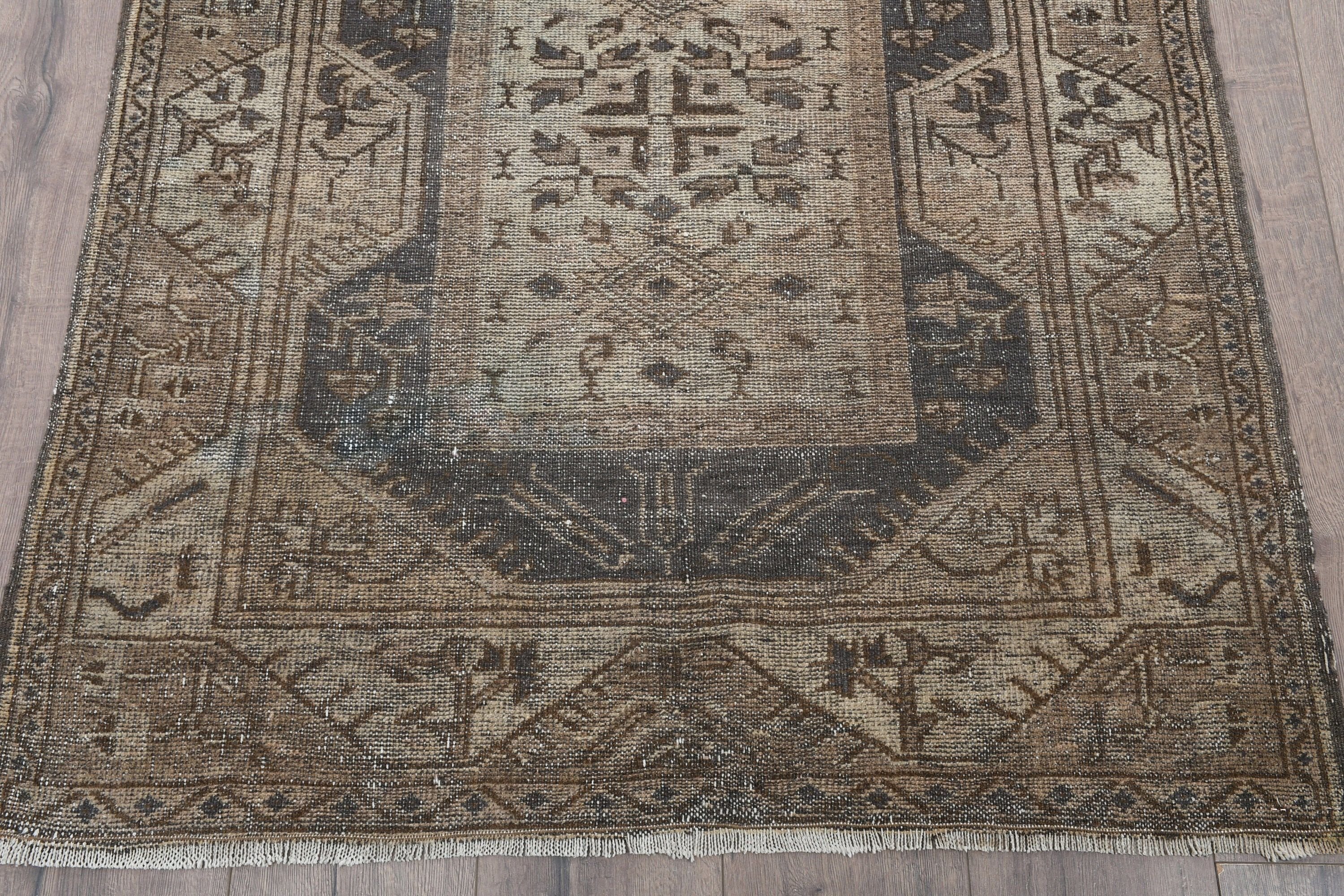 3.6x6.4 ft Accent Halı, Türk Halıları, Yün Halı, Mutfak Halısı, Vintage Halı, Yatak Odası Halısı, Eklektik Halı, Mutfak Halıları, Bej Anadolu Halıları