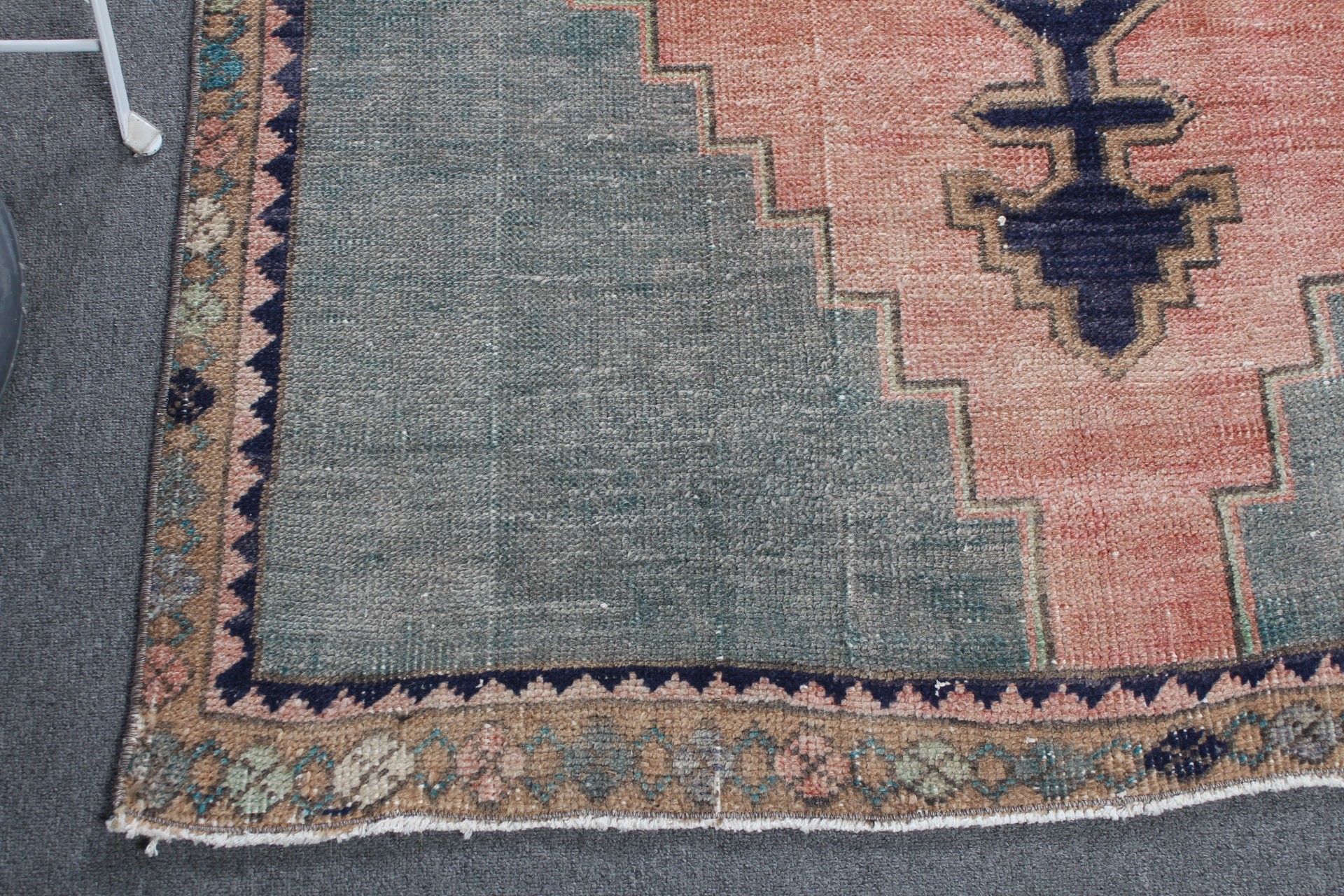 Pink Moroccan Rug, 4.2x8.1 ft Area Rug, Vintage Rug, Turkish Rugs, Floor Rug, Home Decor Rug, Kitchen Rug, Rugs for Area, Abstract Rug