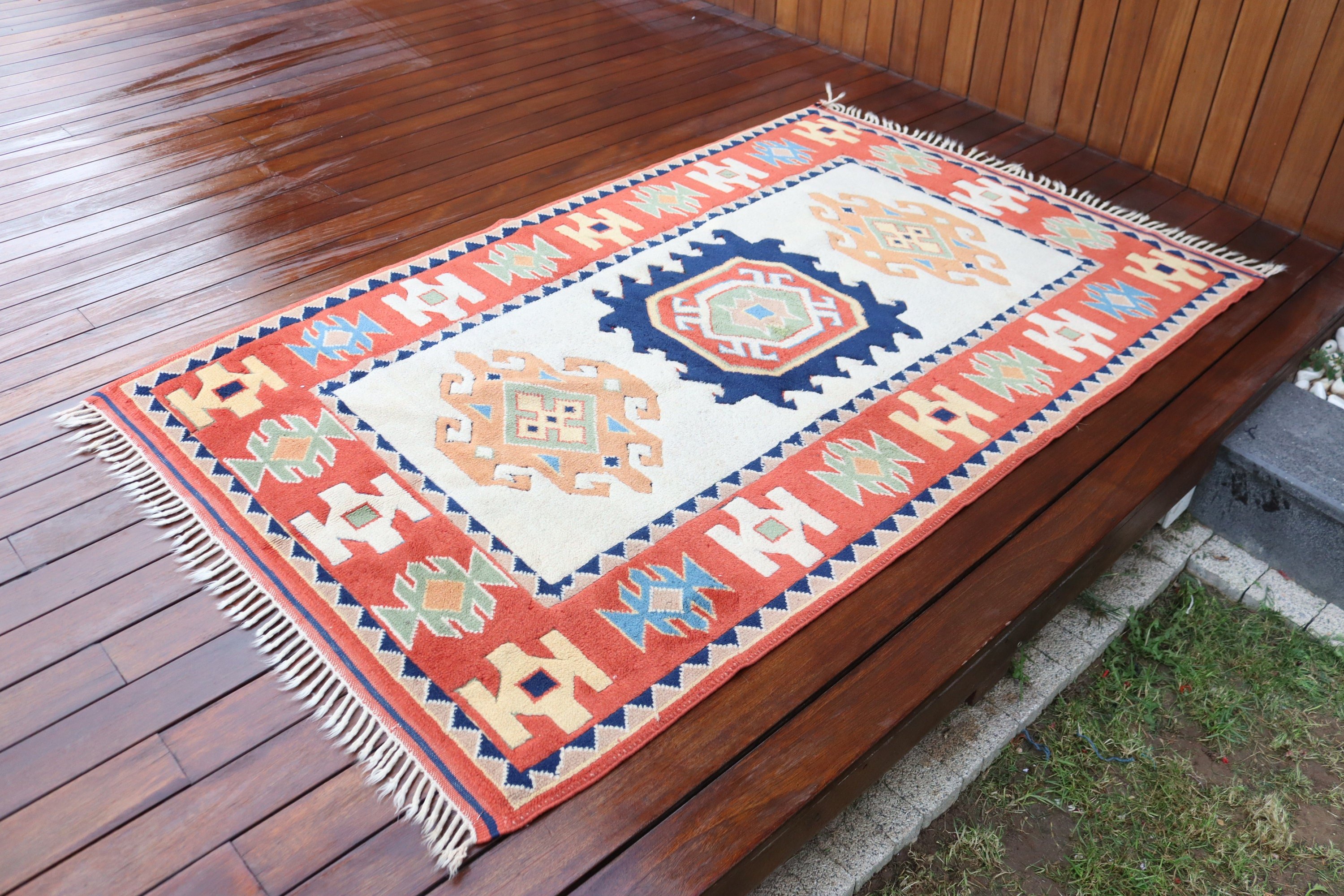 Vintage Halı, Giriş Halıları, Bej Yün Halılar, Giriş Halıları, Yer Halıları, 3,8x6,2 ft Aksan Halıları, Türk Halısı, Anadolu Halısı, Ev Dekorasyonu Halısı