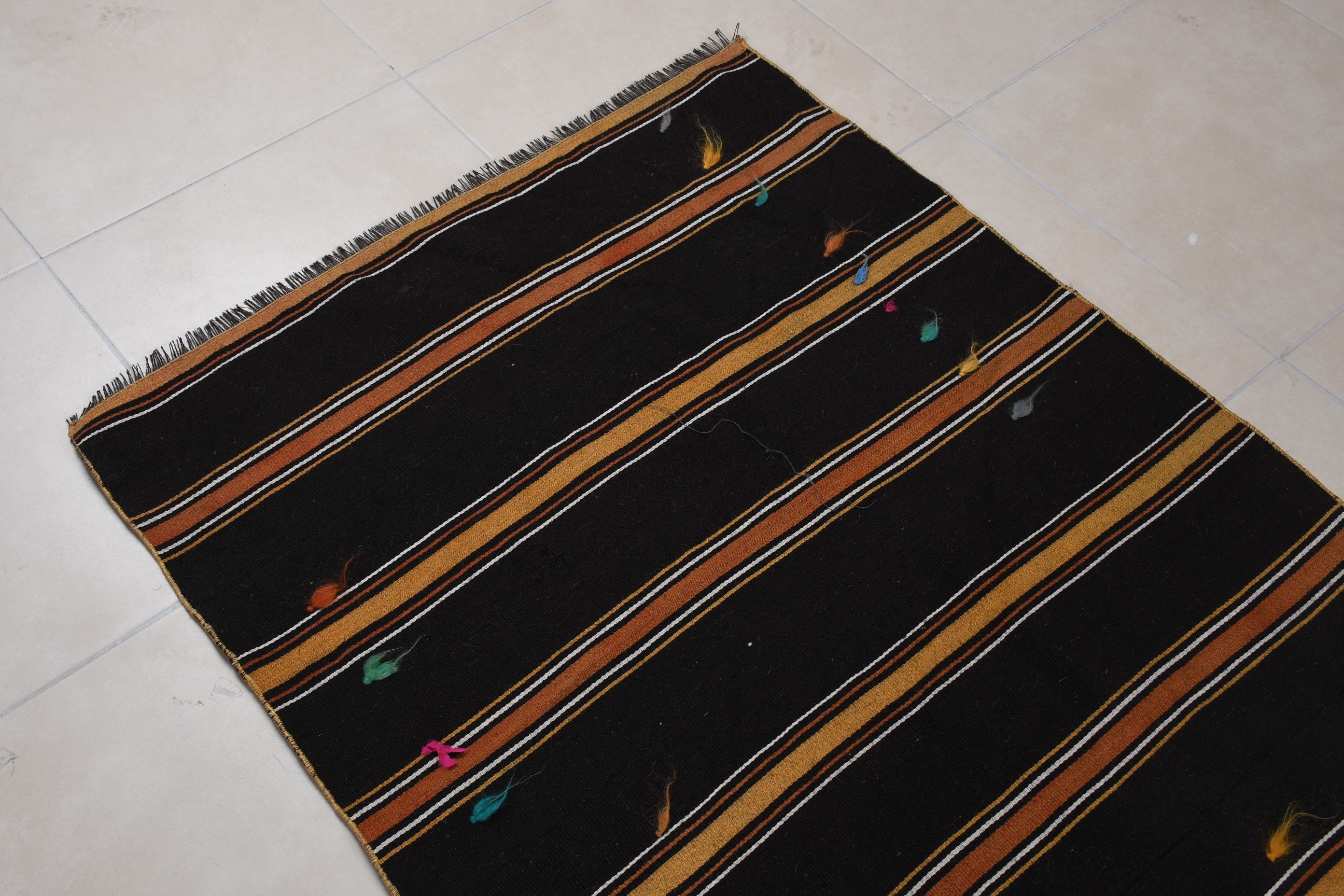 Çocuk Halısı, Antika Halı, Vintage Halı, Yatak Odası Halısı, Turuncu Fas Halısı, Kilim, Oushak Halısı, Boho Halıları, 3.2x7.2 ft Accent Halısı, Türk Halısı