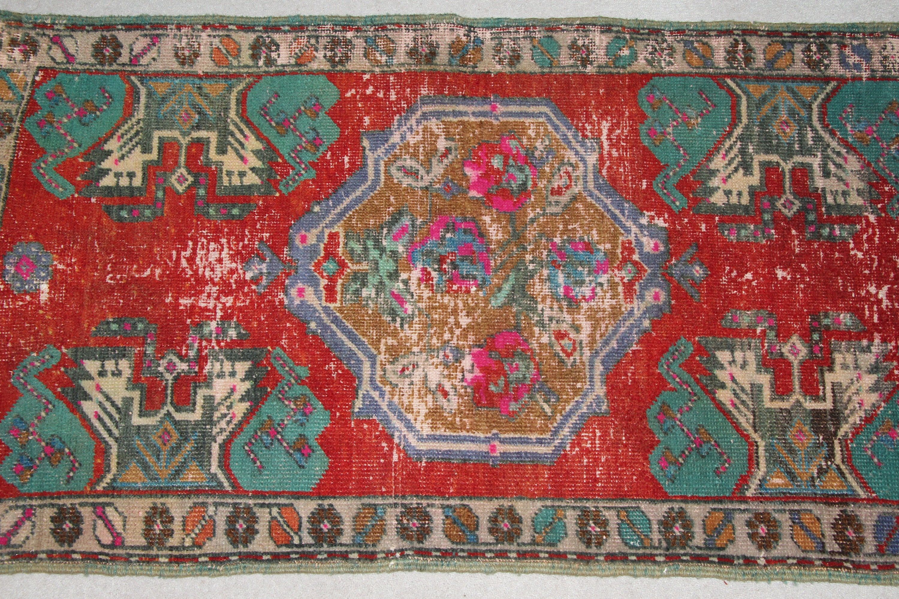 Yeşil Ev Dekor Halısı, Araba Paspas Halısı, El Dokuma Halısı, Banyo Halıları, Vintage Halı, 1.8x3.5 ft Küçük Halılar, Türk Halısı, Mutfak Halısı, Oryantal Halı