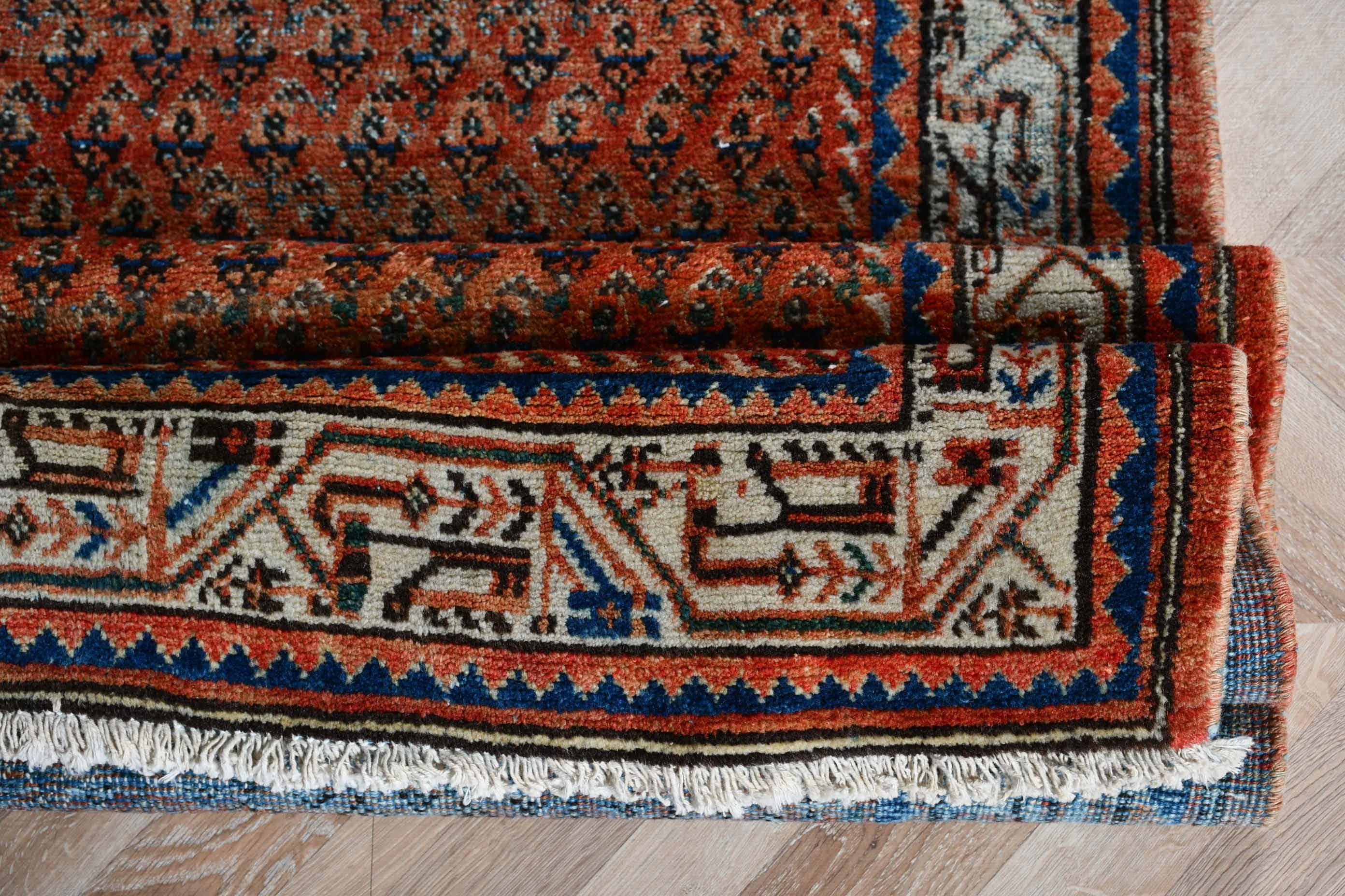 Bohemian Rug, Living Room Rug, 4.4x6.5 ft Area Rugs, Anatolian Rug, Orange Anatolian Rug, Oushak Rug, Turkish Rug, Vintage Rug, Indoor Rugs