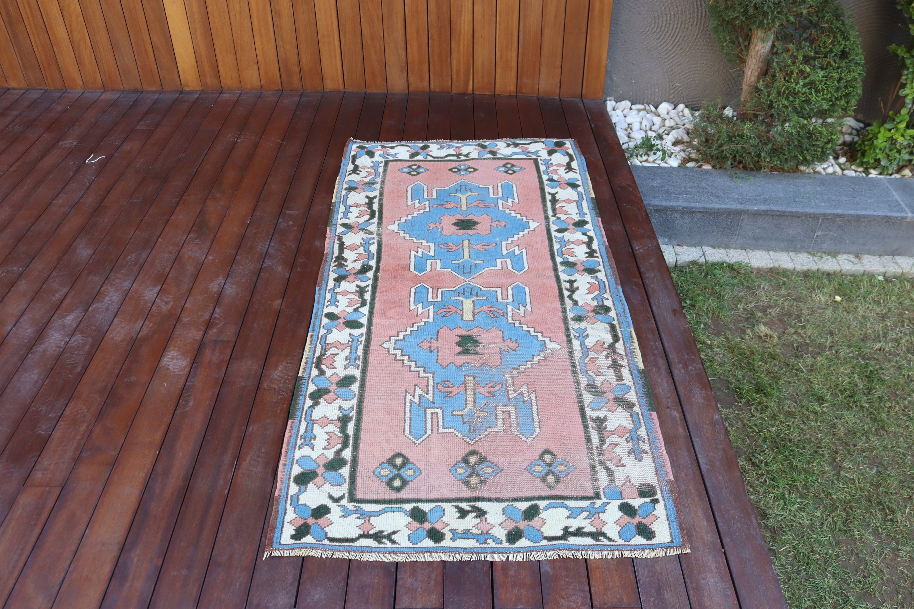 2.8x6 ft Aksan Halı, Antika Halı, Giriş Kilimleri, Vintage Halılar, Türk Halıları, Çocuk Halıları, Nötr Halılar, Pembe Boho Halı, Etnik Halılar