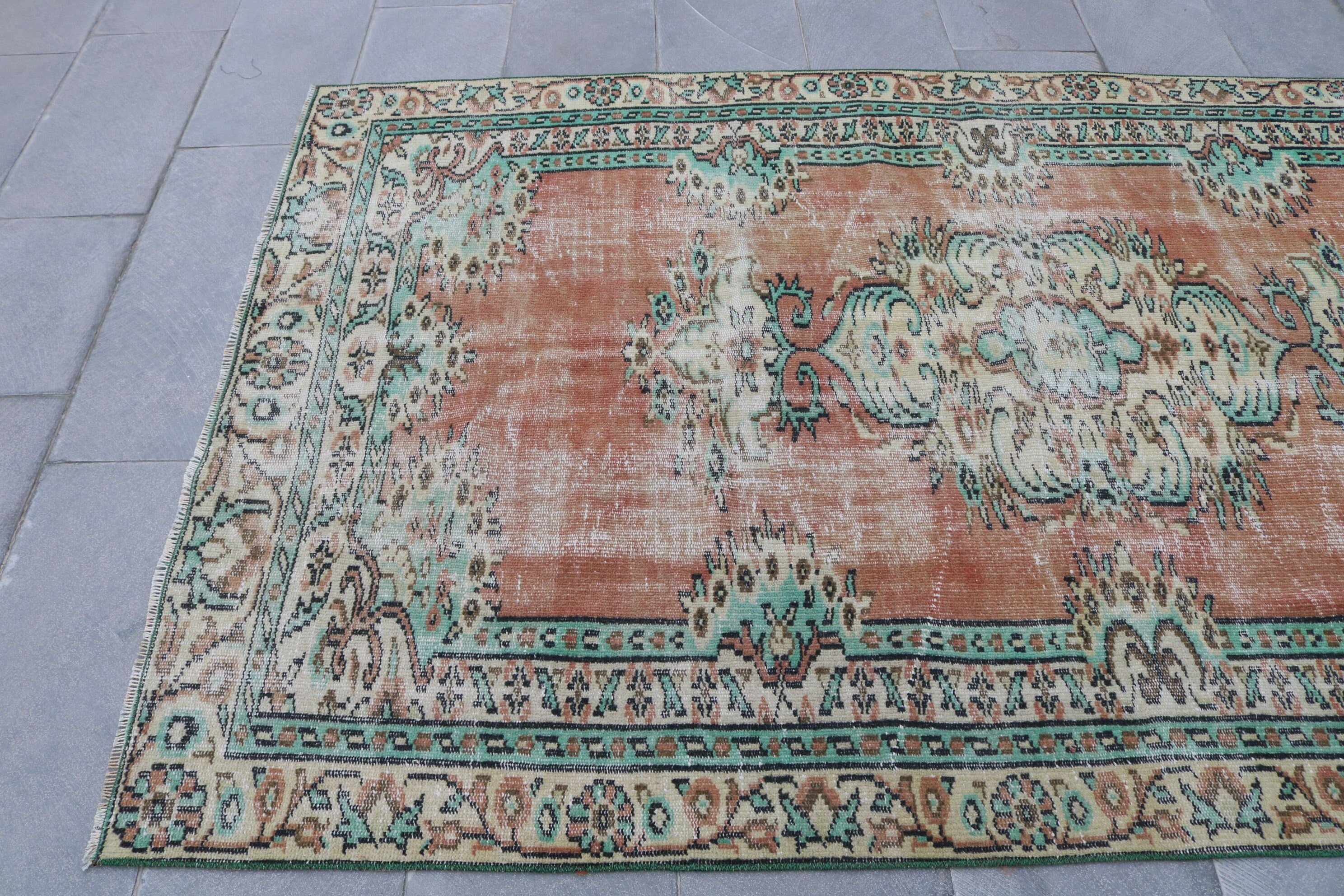 Living Room Rugs, Cool Rug, Turkey Rug, Salon Rug, Turkish Rugs, 5x8.2 ft Large Rug, Bedroom Rug, Vintage Rug, Rugs for Dining Room