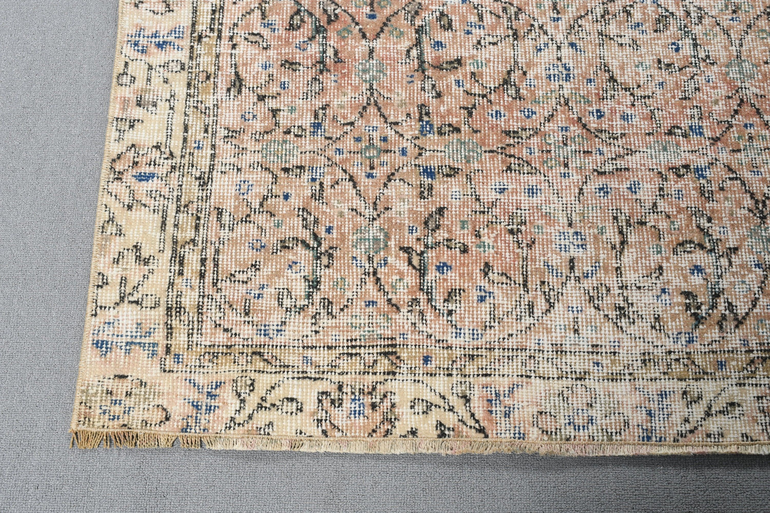 Turkish Rugs, Nursery Rug, 3.3x6.2 ft Accent Rug, Beige Luxury Rug, Turkey Rugs, Vintage Rugs, Floor Rug, Rugs for Bedroom