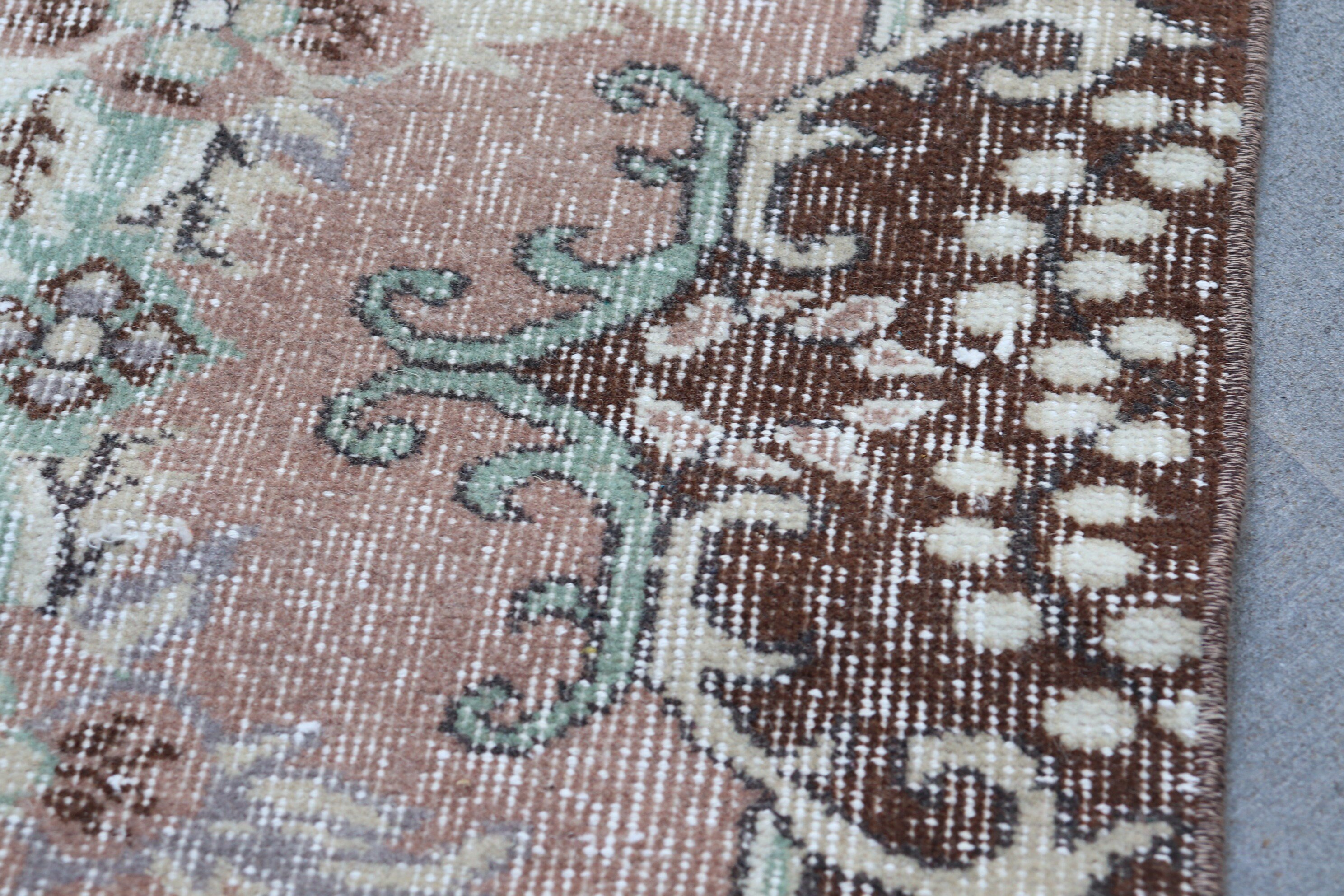 Living Room Rug, Pink Anatolian Rug, Rugs for Salon, Turkish Rug, Floor Rugs, Wool Rugs, Vintage Rug, Salon Rugs, 5.5x8.9 ft Large Rug