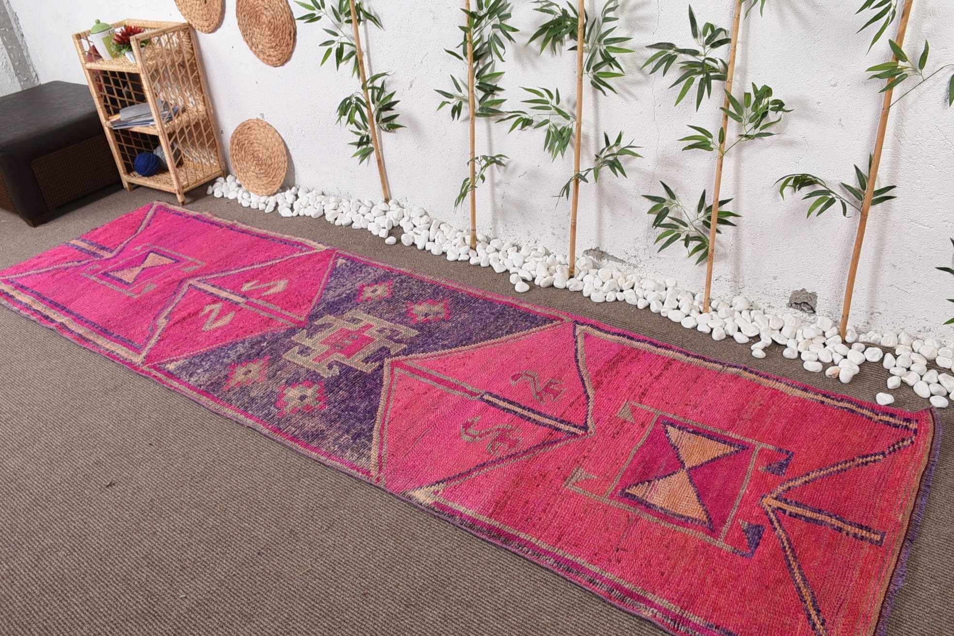 Pale Rug, Moroccan Rugs, Vintage Rugs, Rugs for Kitchen, Kitchen Rug, Turkish Rug, 3.1x11.2 ft Runner Rug, Corridor Rugs, Cool Rugs