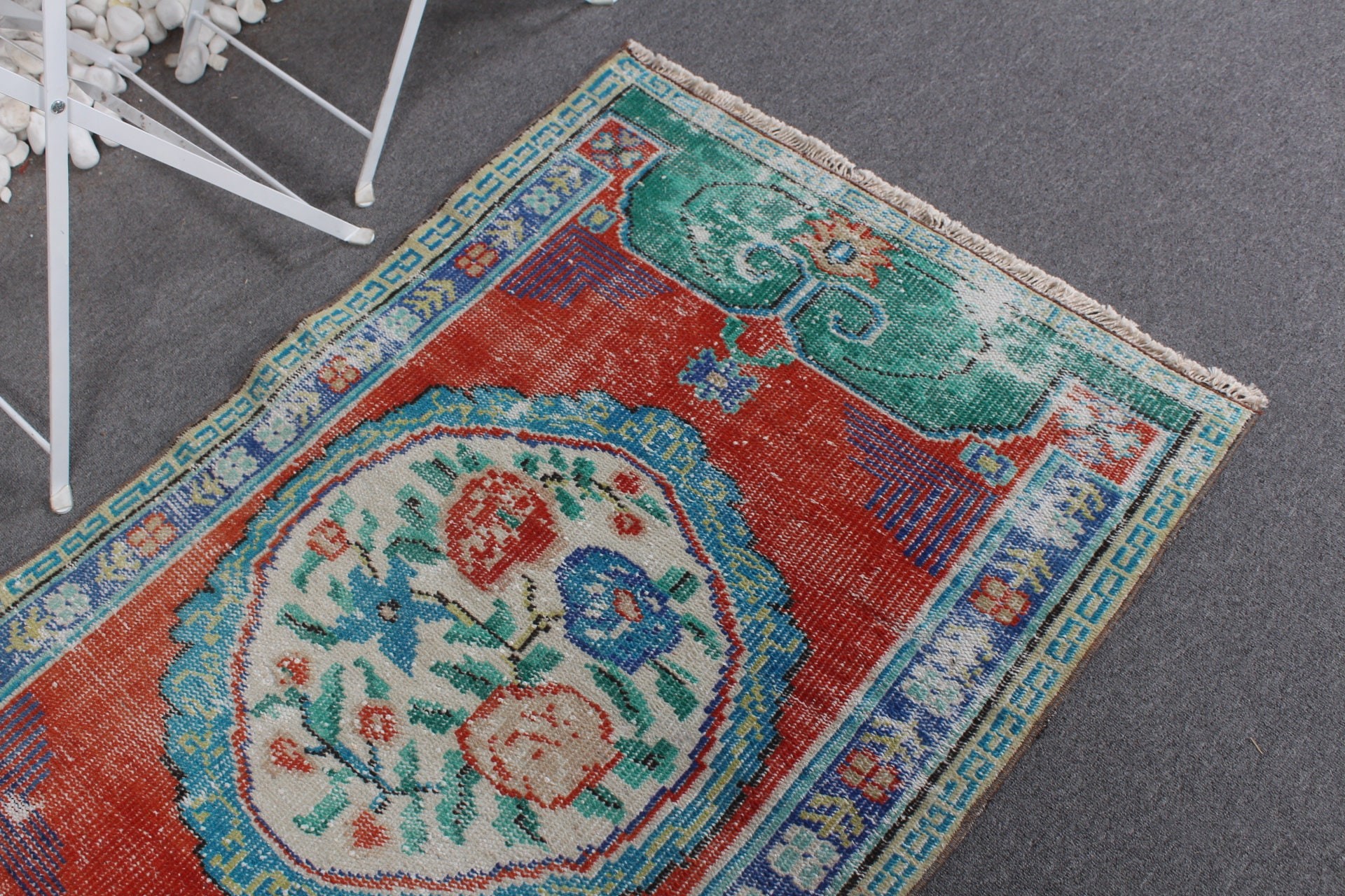 3x4.4 ft Small Rugs, Nursery Rug, Bathroom Rug, Vintage Rug, Rugs for Nursery, Red Home Decor Rug, Turkish Rug, Moroccan Rugs, Cool Rug