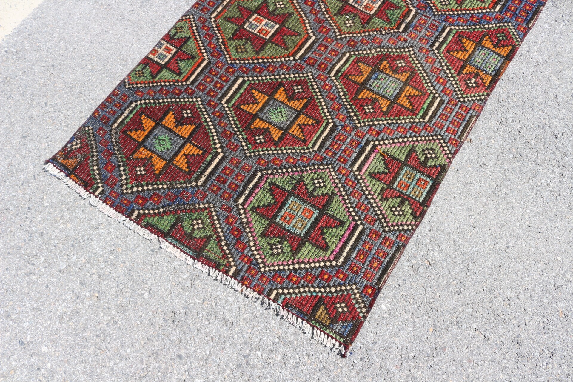 Vintage Halı, Duvara Asılı Halılar, Yeşil Mutfak Halısı, Yer Halısı, Türk Halısı, Yatak Odası Halıları, Kilim, Ev Dekor Halısı, 3.2x4.4 ft Küçük Halı