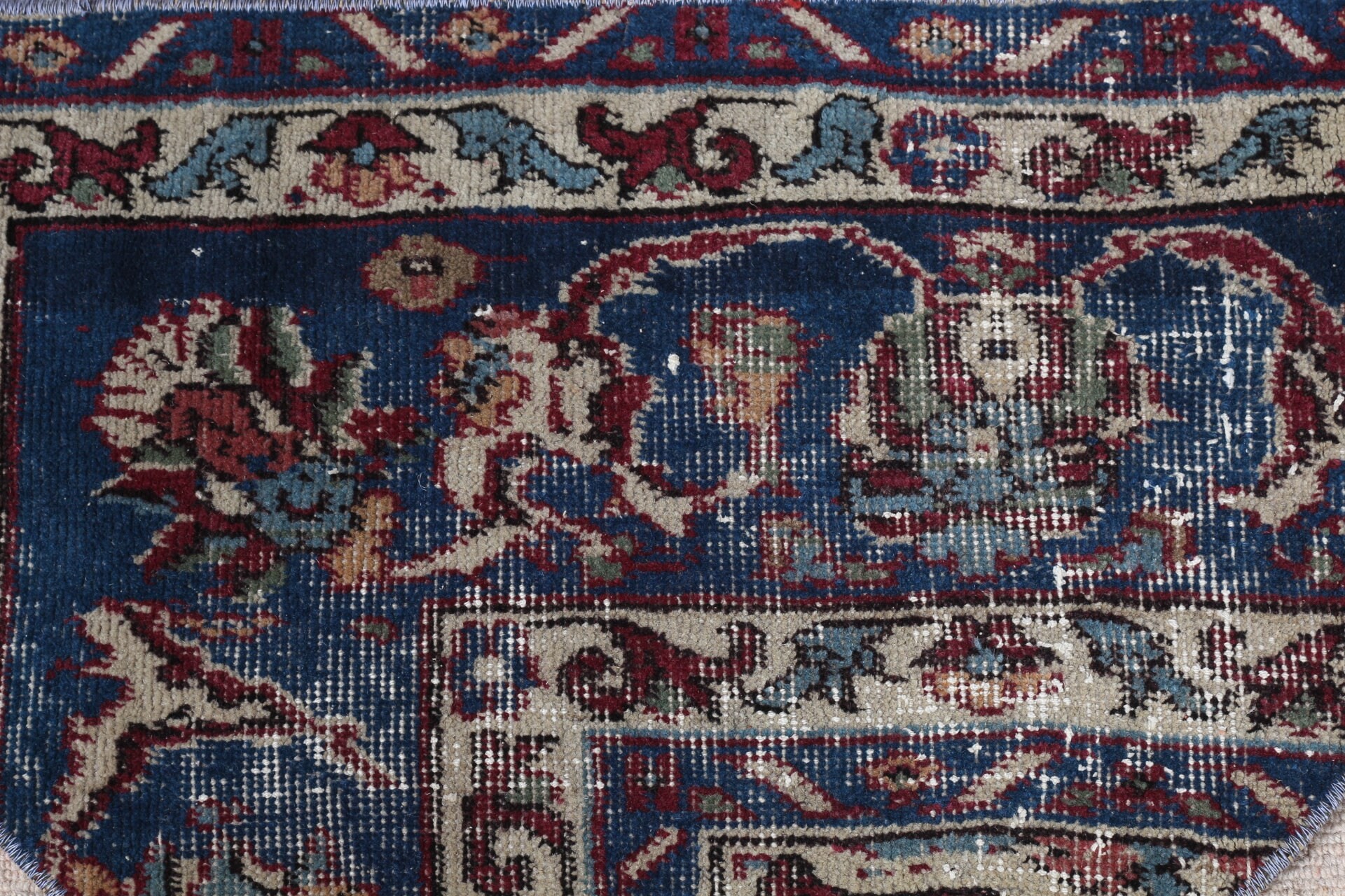 Oriental Rug, Bath Rug, Antique Rug, Bathroom Rug, Art Rugs, Turkish Rugs, Blue Kitchen Rugs, Old Rugs, Vintage Rug, 2.5x1.5 ft Small Rugs
