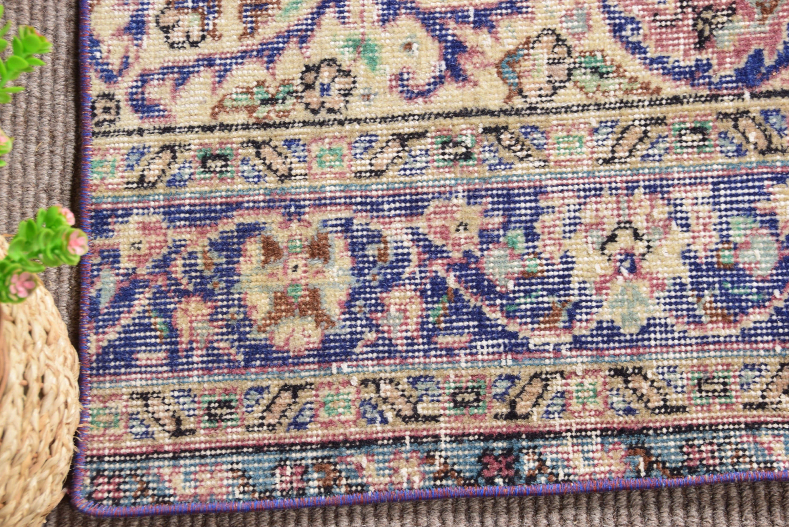 Anatolian Rugs, Turkish Rug, Bathroom Rug, Dorm Rug, Car Mat Rugs, Oriental Rugs, Vintage Rug, Beige Antique Rug, 1.6x2.6 ft Small Rug