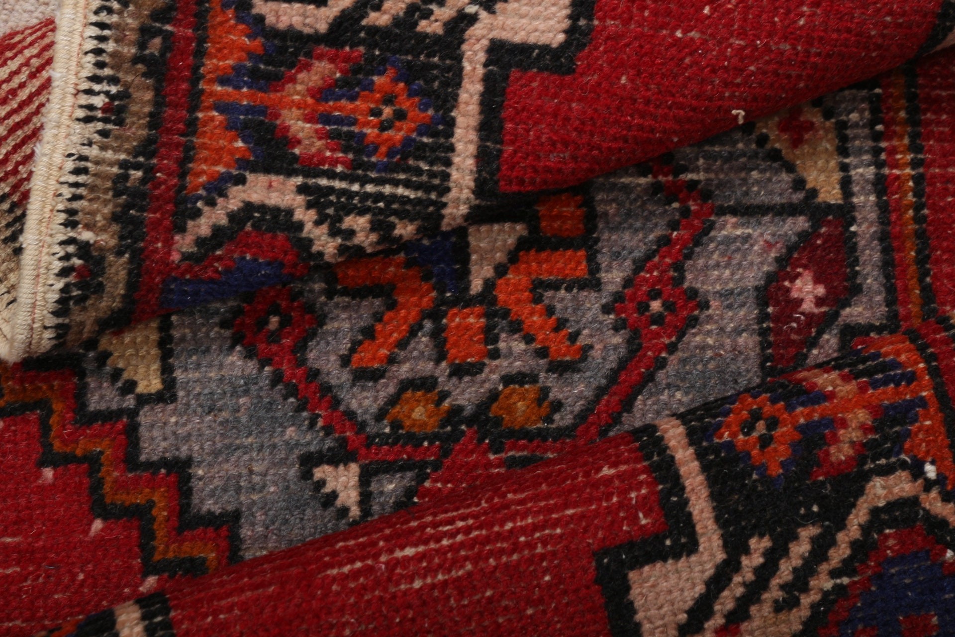 Rugs for Bedroom, Bathroom Rugs, Nursery Rug, Vintage Rugs, Turkish Rug, 1.7x3 ft Small Rug, Red Moroccan Rugs, Wool Rug