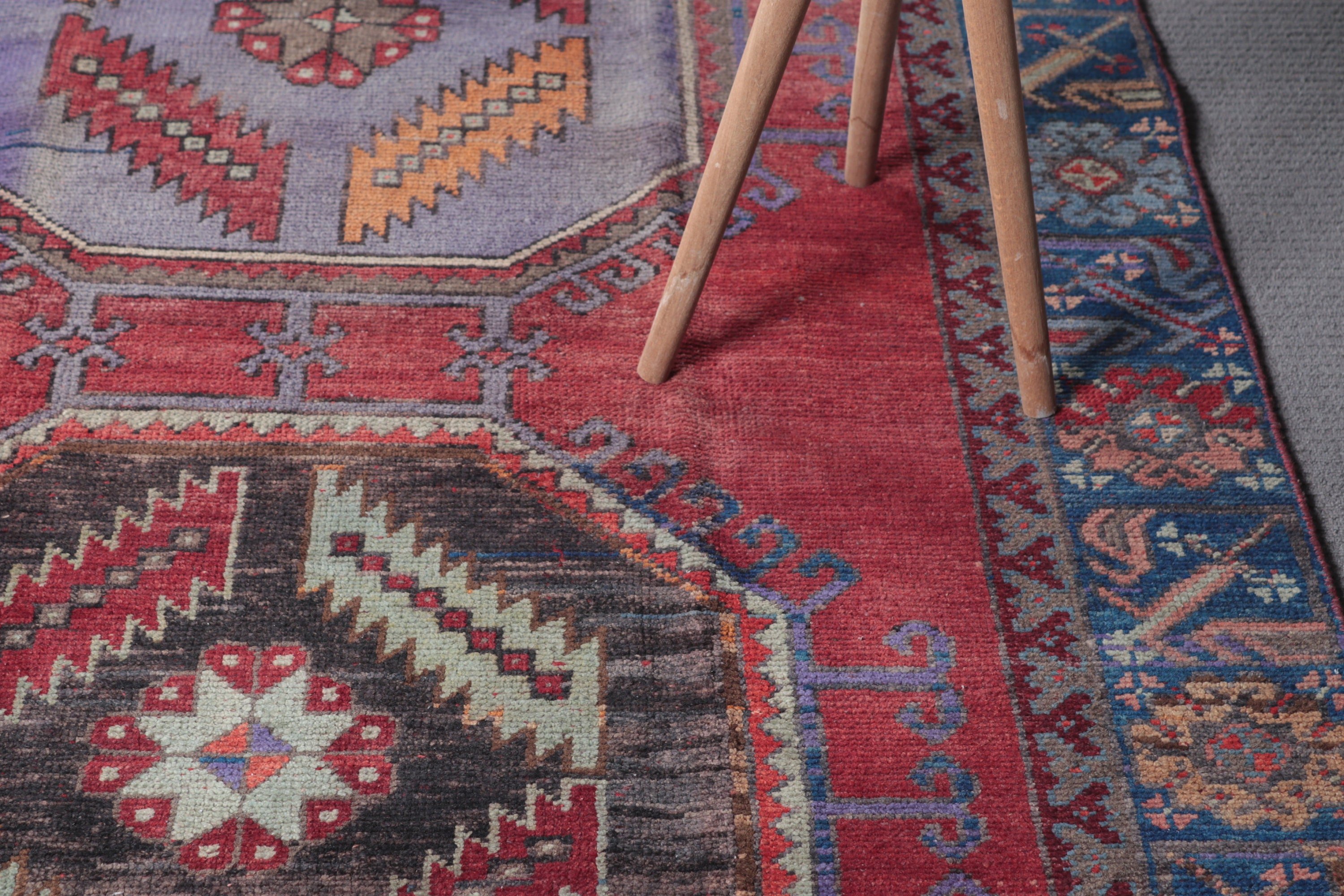 Boho Area Rug, Vintage Rugs, Turkey Rug, Dining Room Rugs, Moroccan Rug, Turkish Rugs, 4.4x6.7 ft Area Rugs, Red Antique Rug, Luxury Rugs