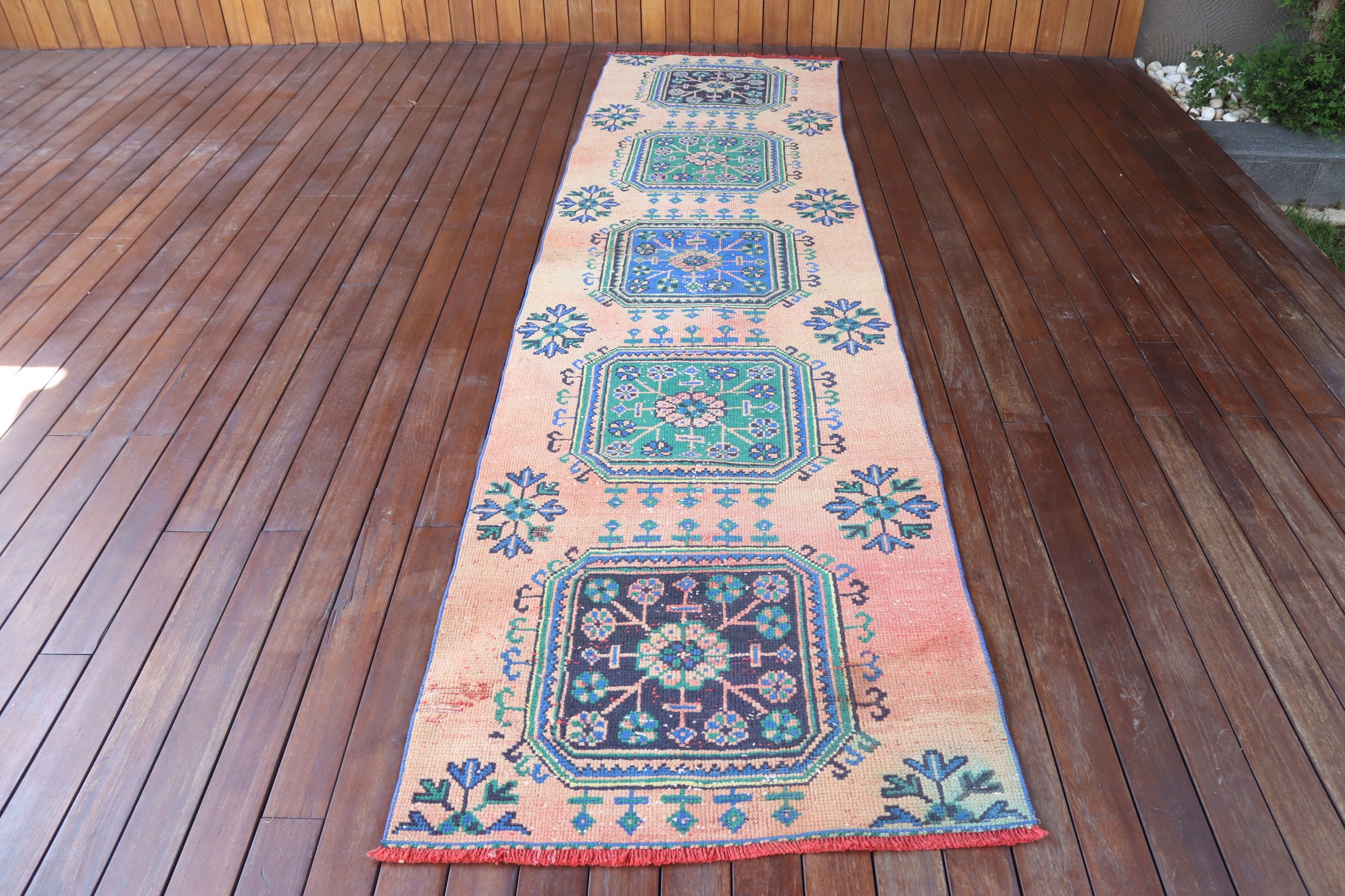 Beni Ourain Runner için Halılar, Mutfak Halısı, Oryantal Halı, Vintage Halılar, Türk Halısı, Bej Yün Halılar, 2,9x10,7 ft Koşucu Halıları, Merdiven Halısı