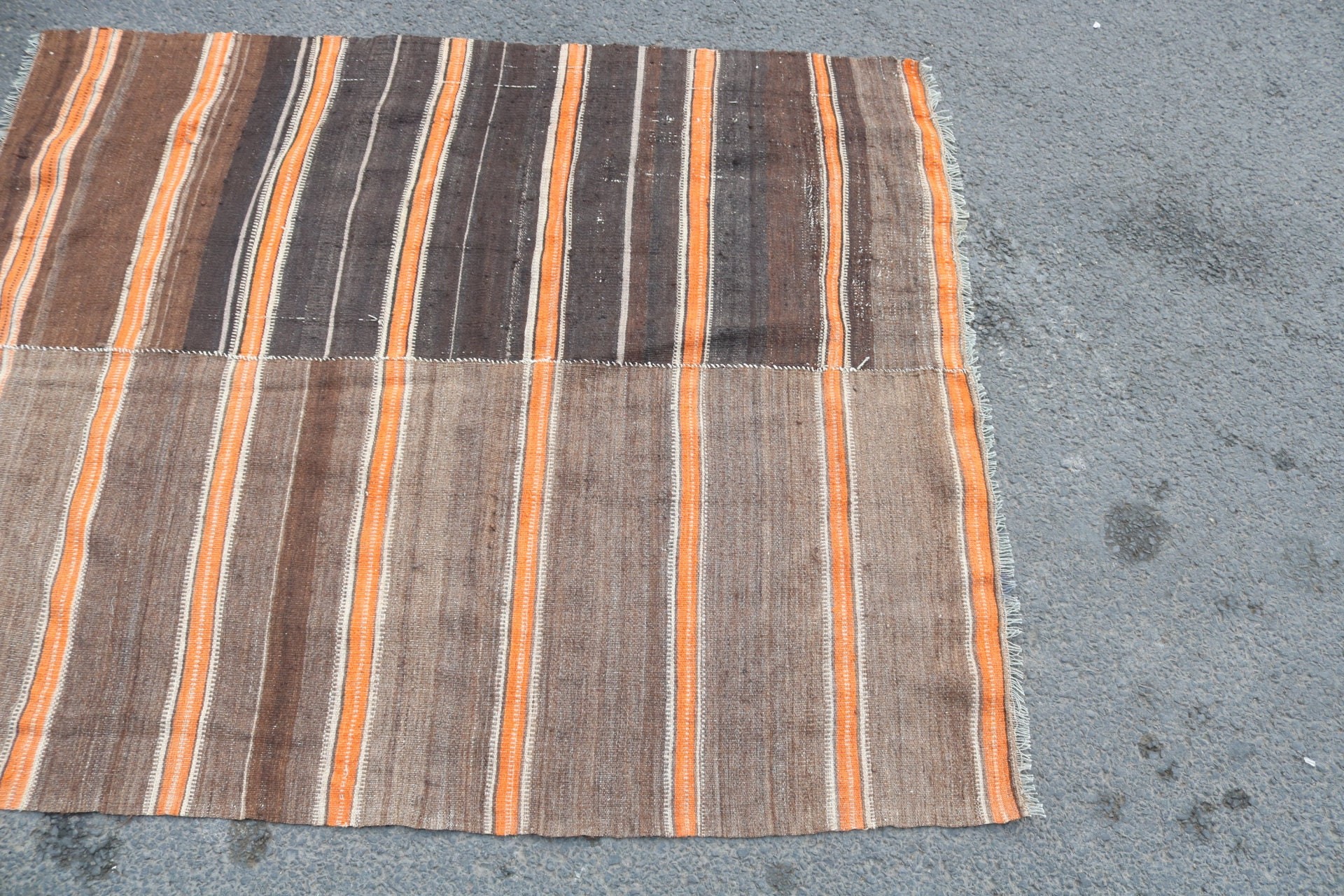 Kitchen Rug, Bedroom Rugs, Turkish Rug, Natural Rug, Rugs for Kitchen, Nursery Rug, Kilim, 3.6x4.4 ft Accent Rugs, Vintage Rugs, Dorm Rugs