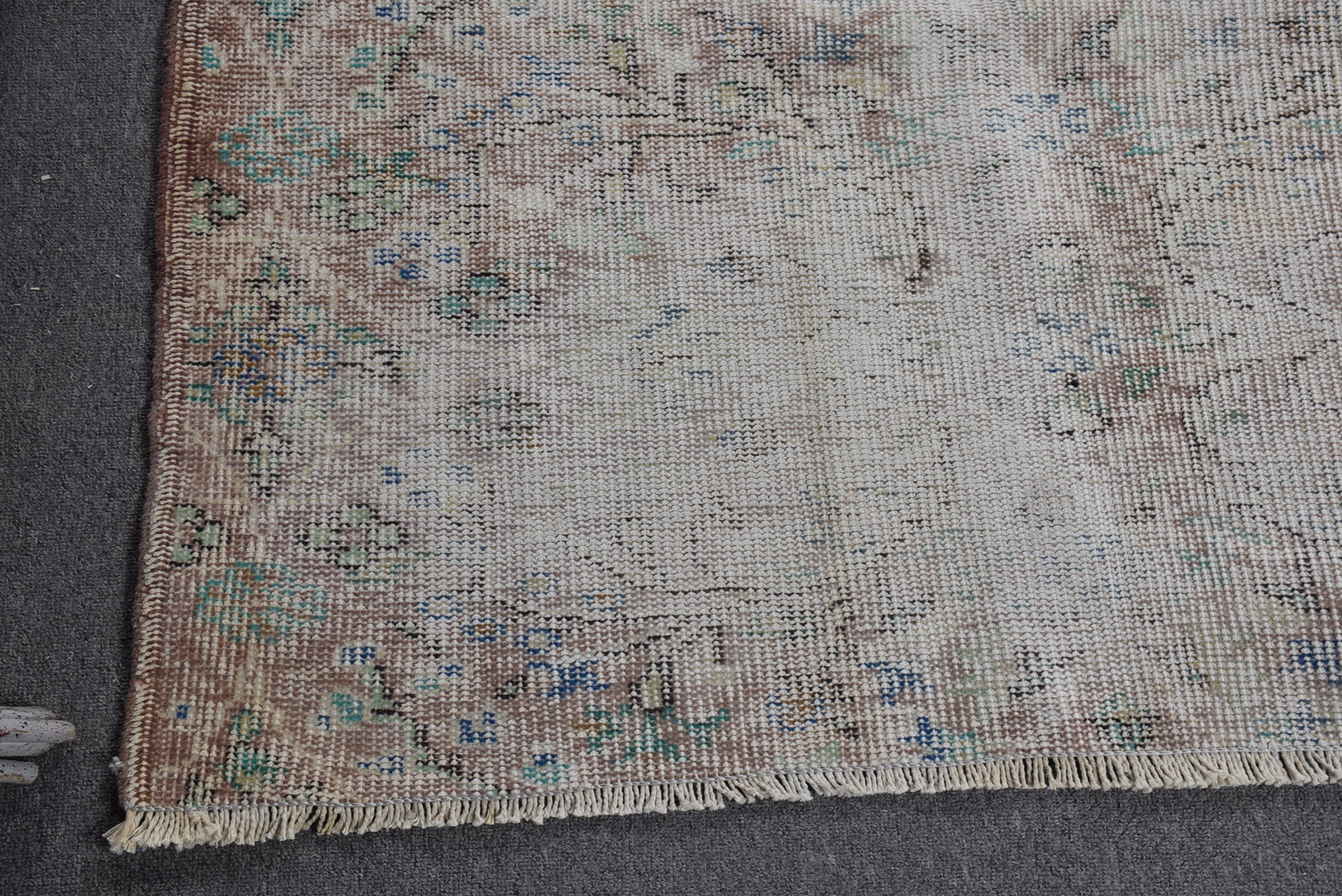 Mutfak Halısı, 3,8x6,2 ft Aksan Halıları, Bej Oryantal Halı, Türk Halıları, Yurt Halısı, Oryantal Halılar, Yatak Odası Halıları, Giriş Halıları, Vintage Halı