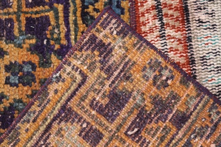 Vintage Rugs, Anatolian Rug, 2.1x3.1 ft Small Rug, Brown Wool Rug, Car Mat Rug, Cool Rug, Door Mat Rug, Rugs for Kitchen, Turkish Rug