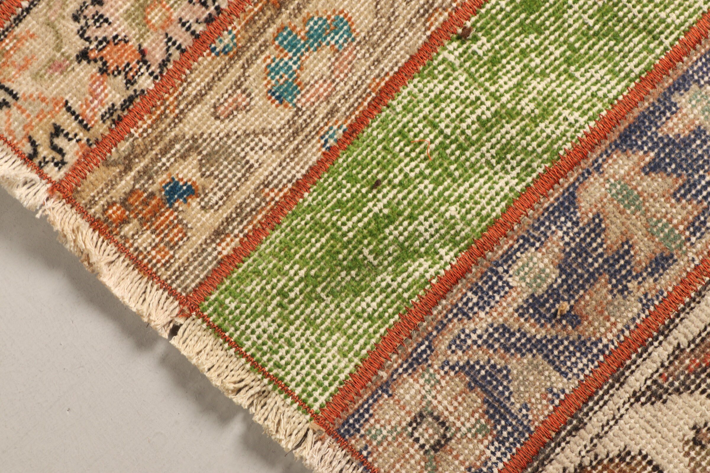 Rugs for Bedroom, Kitchen Rug, Floor Rugs, Turkish Rug, Vintage Rug, Bedroom Rugs, 2.3x4 ft Small Rug, Green Antique Rug